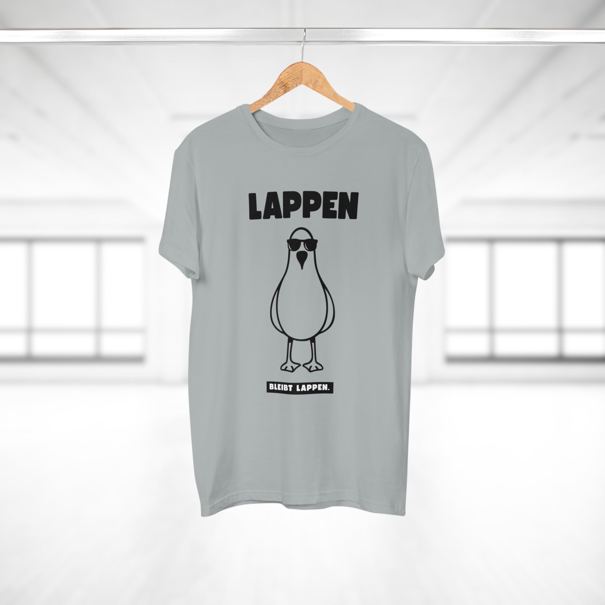 LAPPEN BLEIBT LAPPEN - Statement T-Shirt mit maritimem Flair – Für echte Küstenkinder und Möwen-Fans