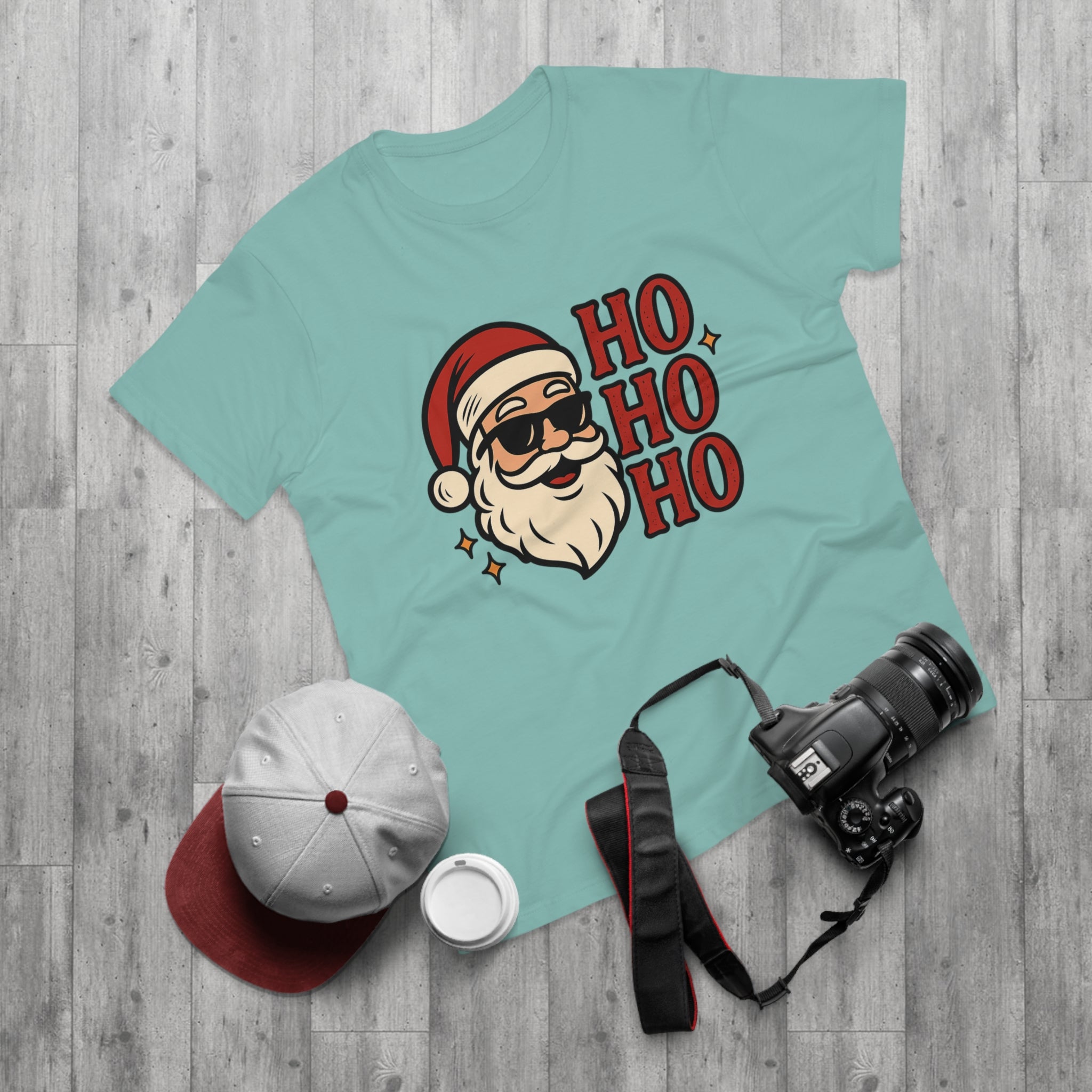 Santa Cool Men's T-Shirt, Christmas Shirt, Holiday Graphic Tee, Funny T-Shirt, Gift for Him, Casual Wear, Ho Ho Ho Tee