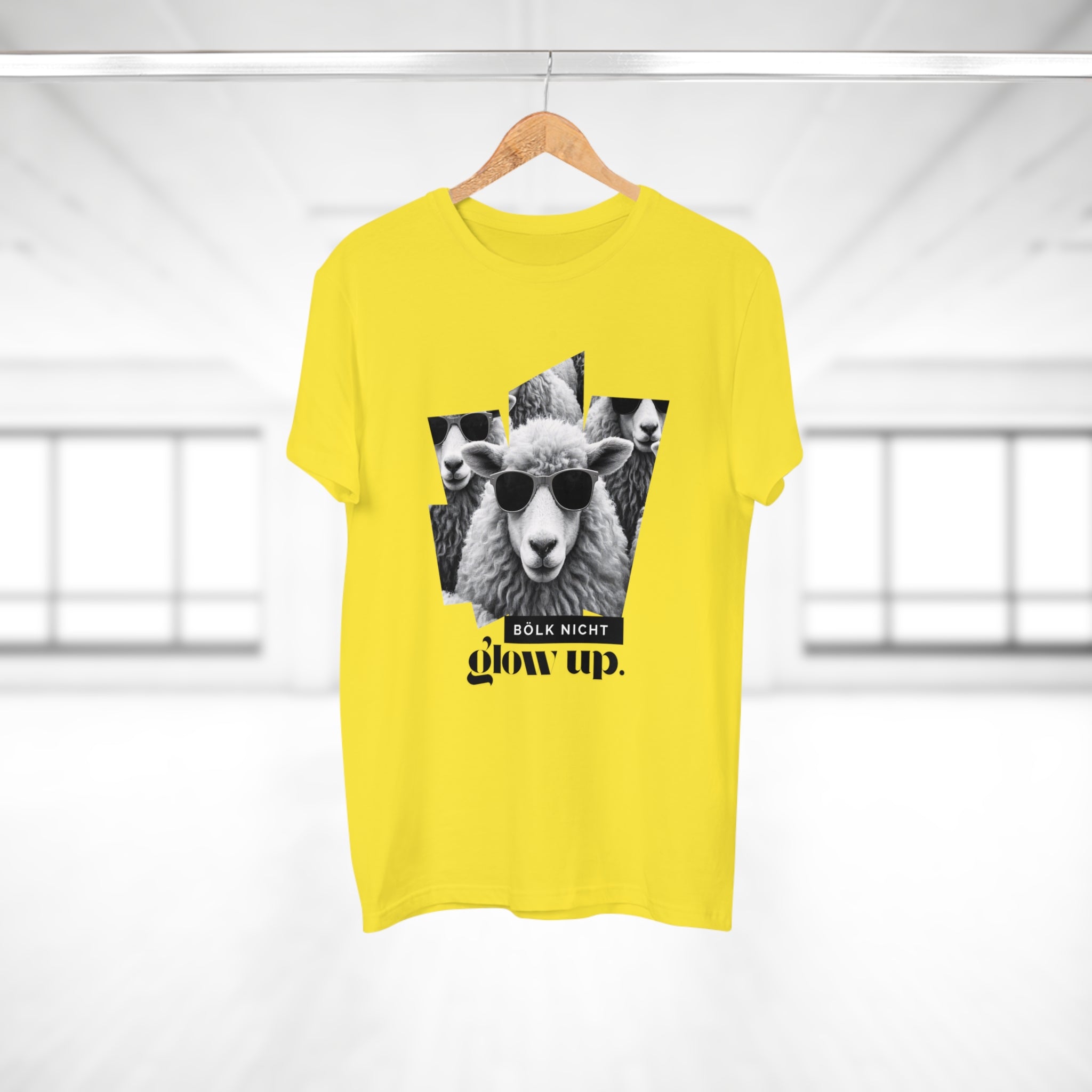 BÖLK NICHT. GLOW UP - Sarkasmus trifft Selfcare – T-Shirt mit Statement