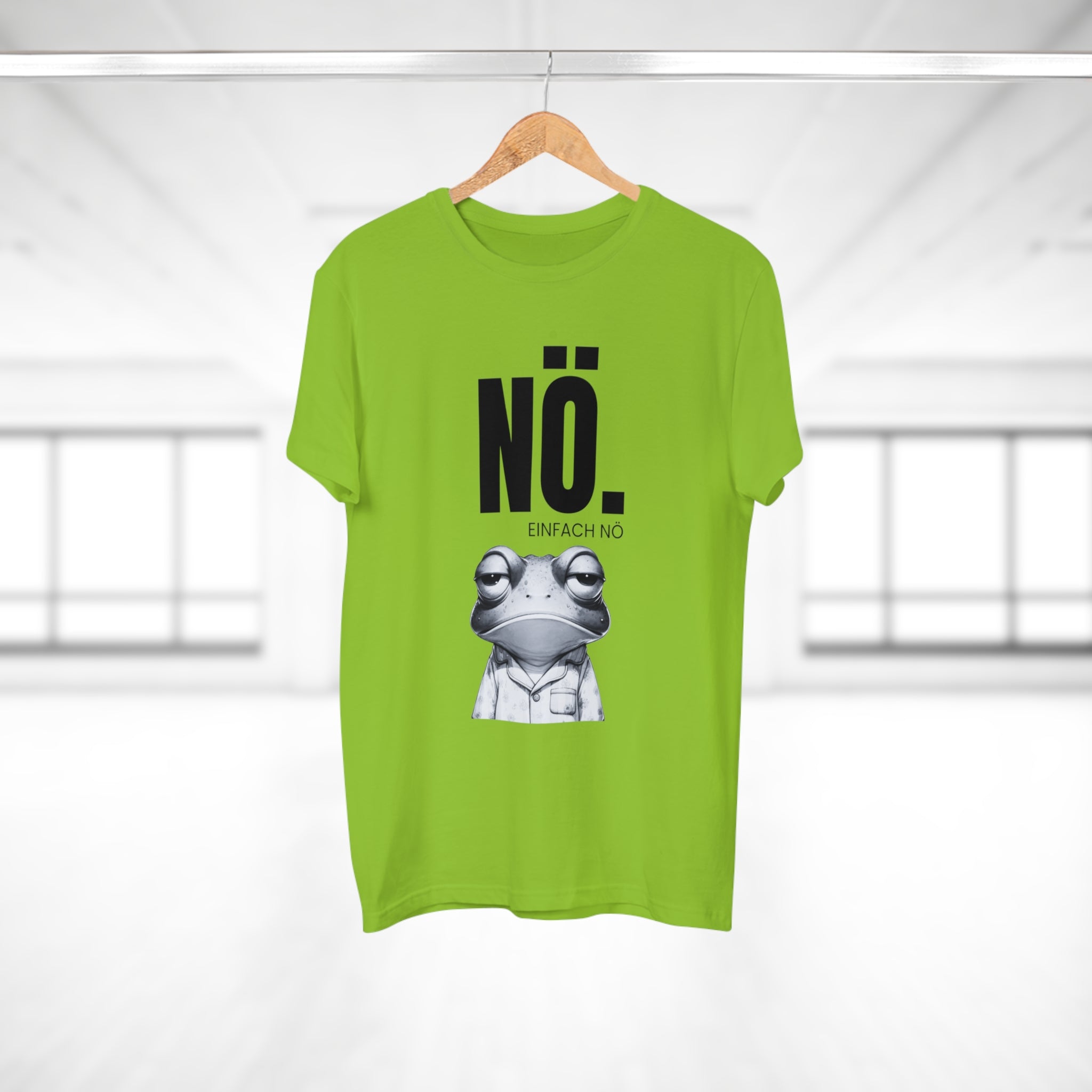 NÖ! EINFACH NÖ – Lustiges Herren T-Shirt mit Statement | Sarkastisches Sprüche Shirt aus Baumwolle – Geschenk für Männer & Freunde