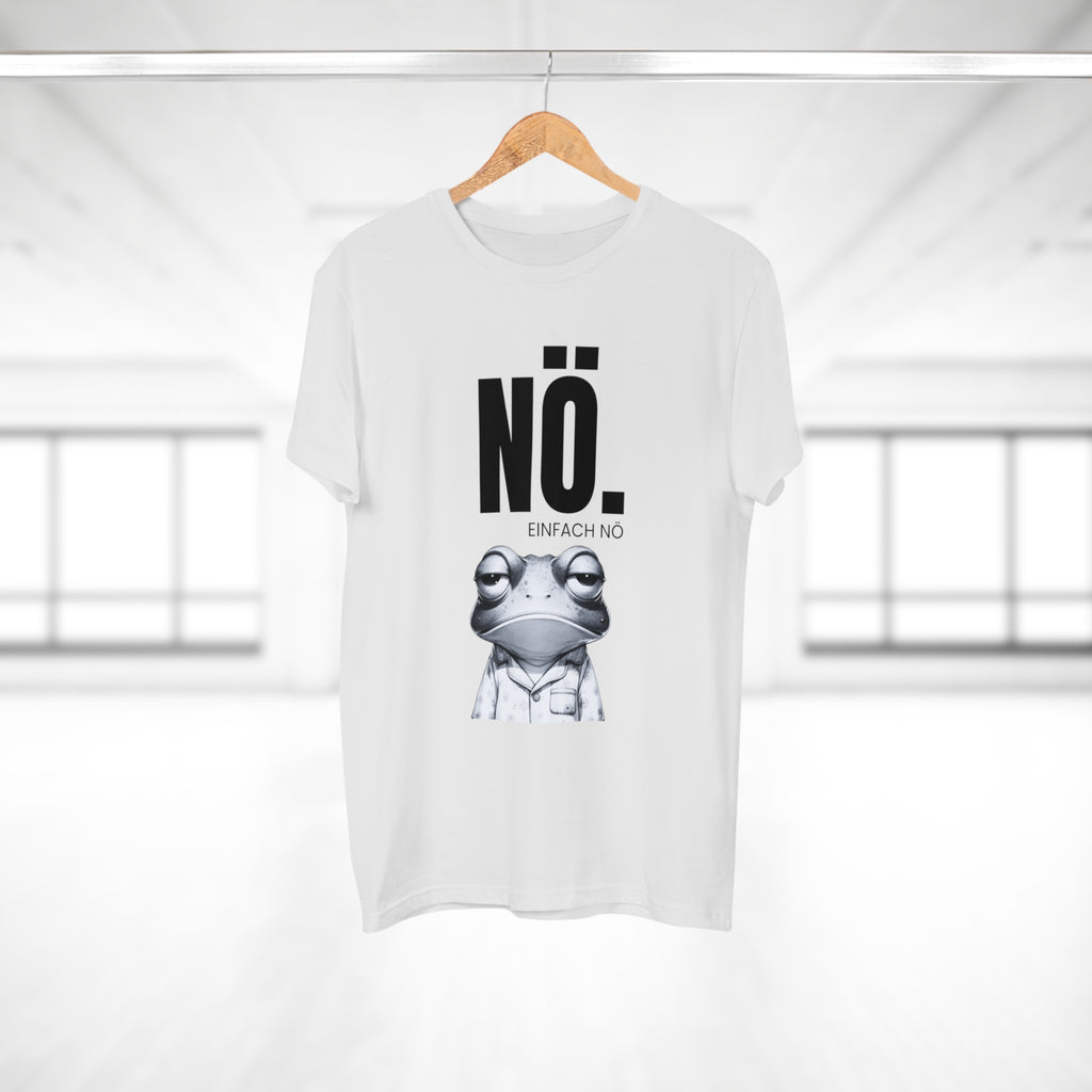 NÖ! EINFACH NÖ – Lustiges Herren T-Shirt mit Statement | Sarkastisches Sprüche Shirt aus Baumwolle – Geschenk für Männer & Freunde