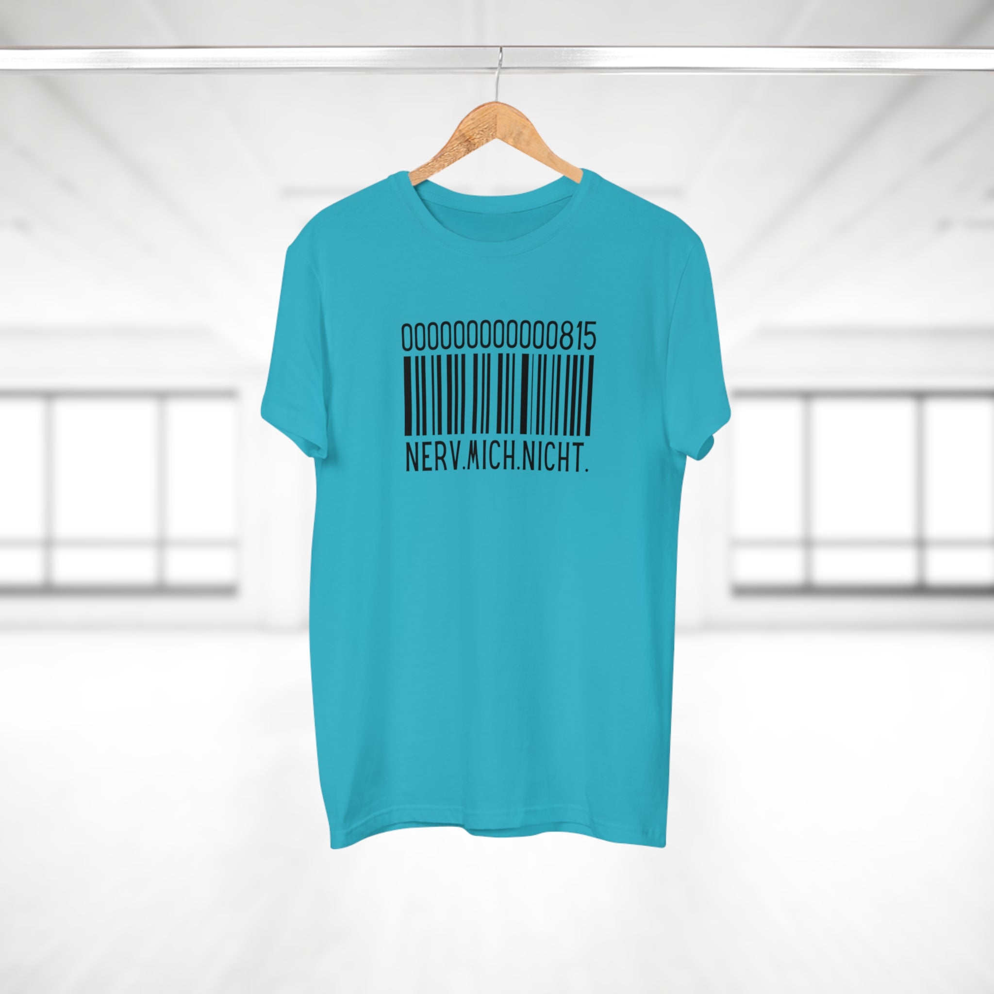 NERV MICH NICHT - Männer Statement Shirt – 100 % Baumwolle, 100 % Haltung