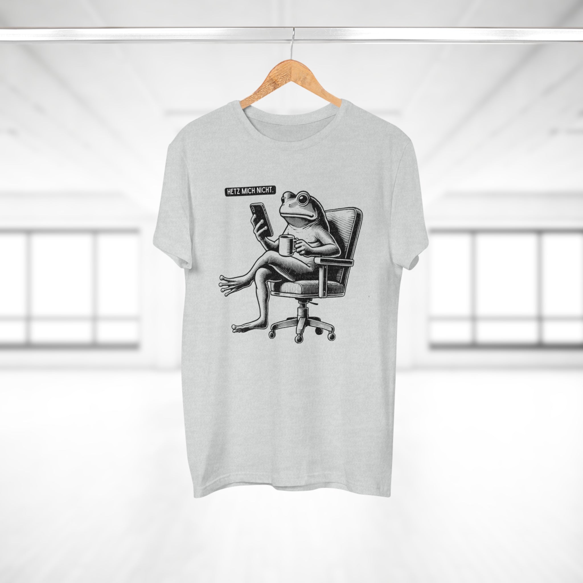 HETZ MICH NICHT - Statement Shirt -  Lässiges T-Shirt mit entspanntem Spruch