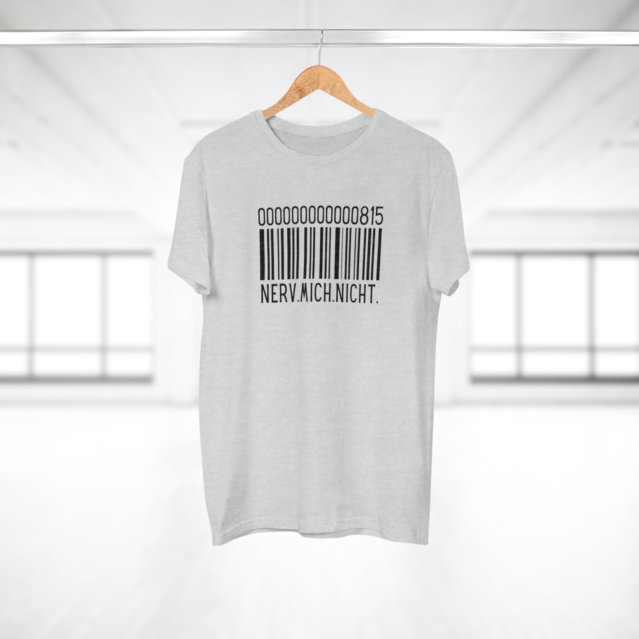 NERV MICH NICHT - Männer Statement Shirt – 100 % Baumwolle, 100 % Haltung