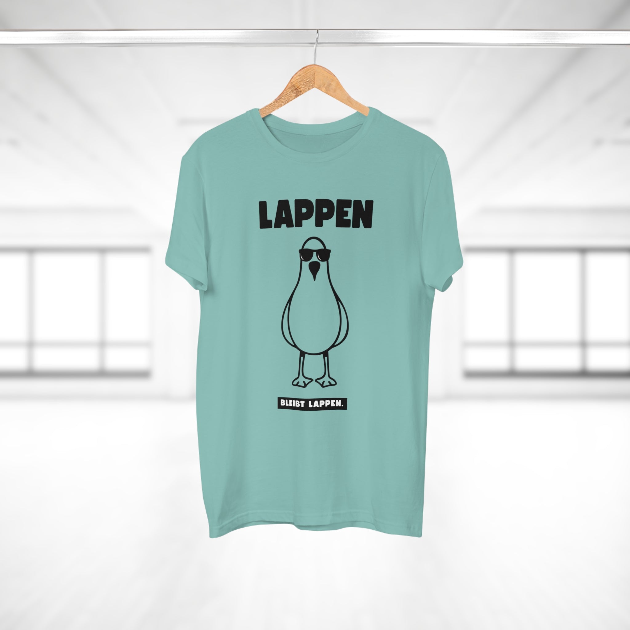 LAPPEN BLEIBT LAPPEN - Statement T-Shirt mit maritimem Flair – Für echte Küstenkinder und Möwen-Fans