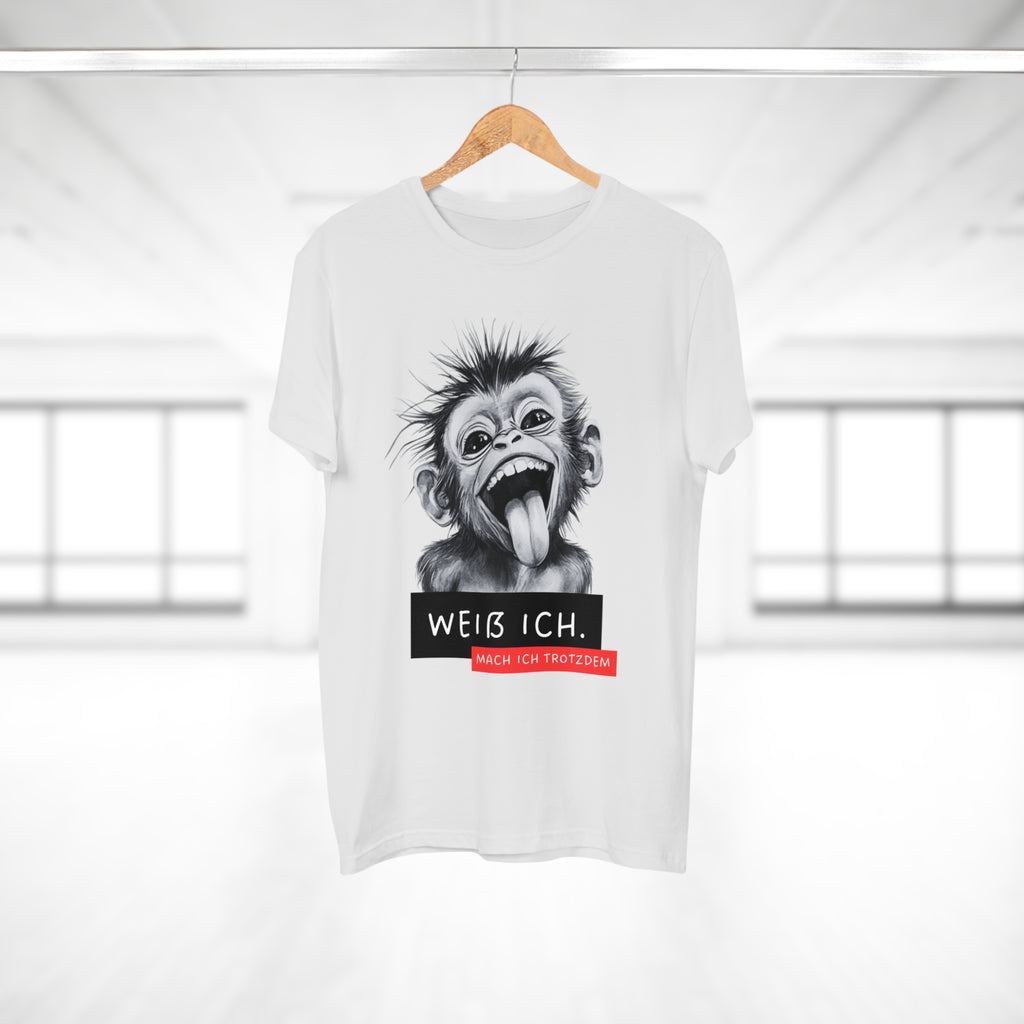 Funny Monkey Graphic T-Shirt, Humorous Tee for Animal Lovers, Gift for Birthdays and Special Occasions, Casual Wear, Statement Shirt
