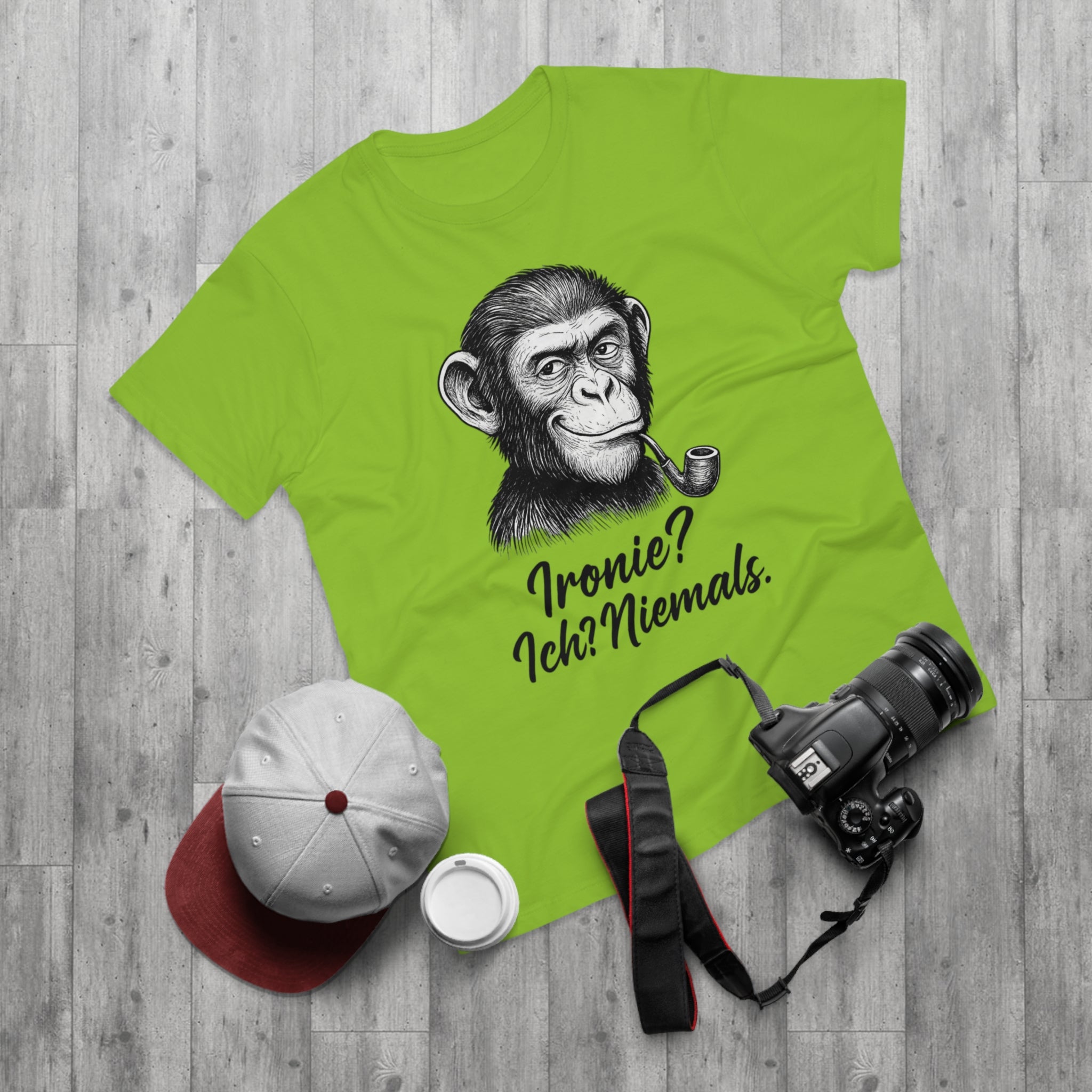 Whimsical Chimpanzee T-Shirt, Funny Animal Tee, Quirky Gift, Casual Wear, Birthday Gift, Humorous Shirt