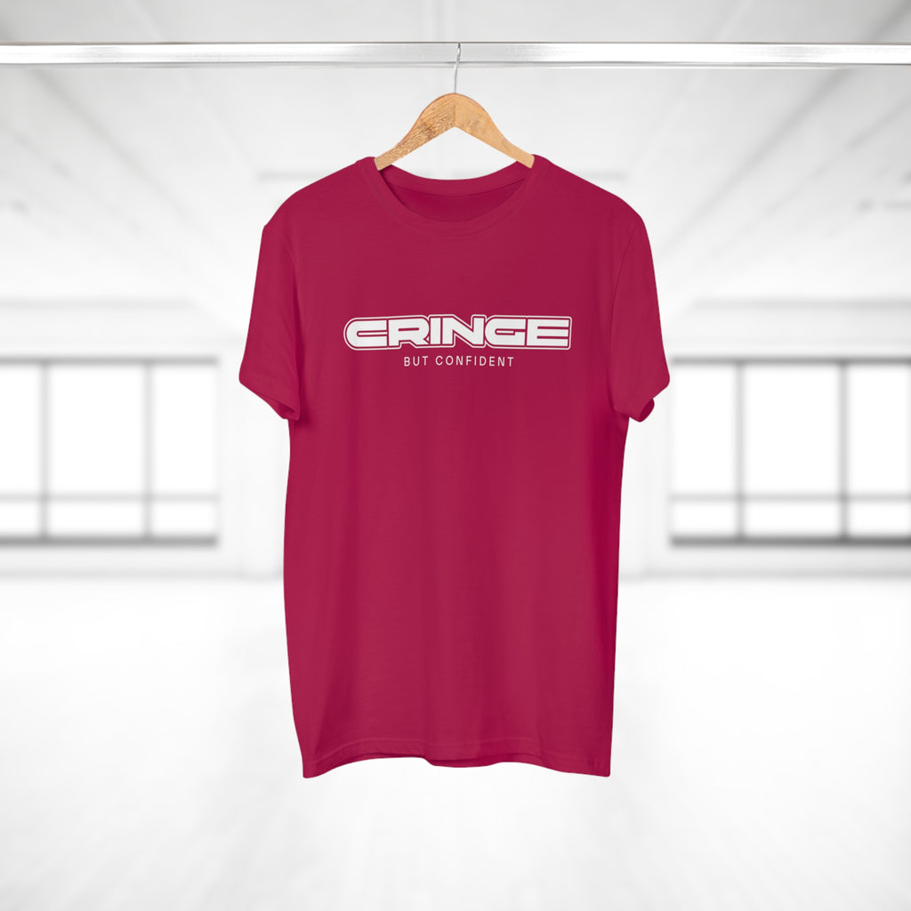 Cringe But Confident - Streetwear Statement Shirt – 100 % Baumwolle für echte Typen