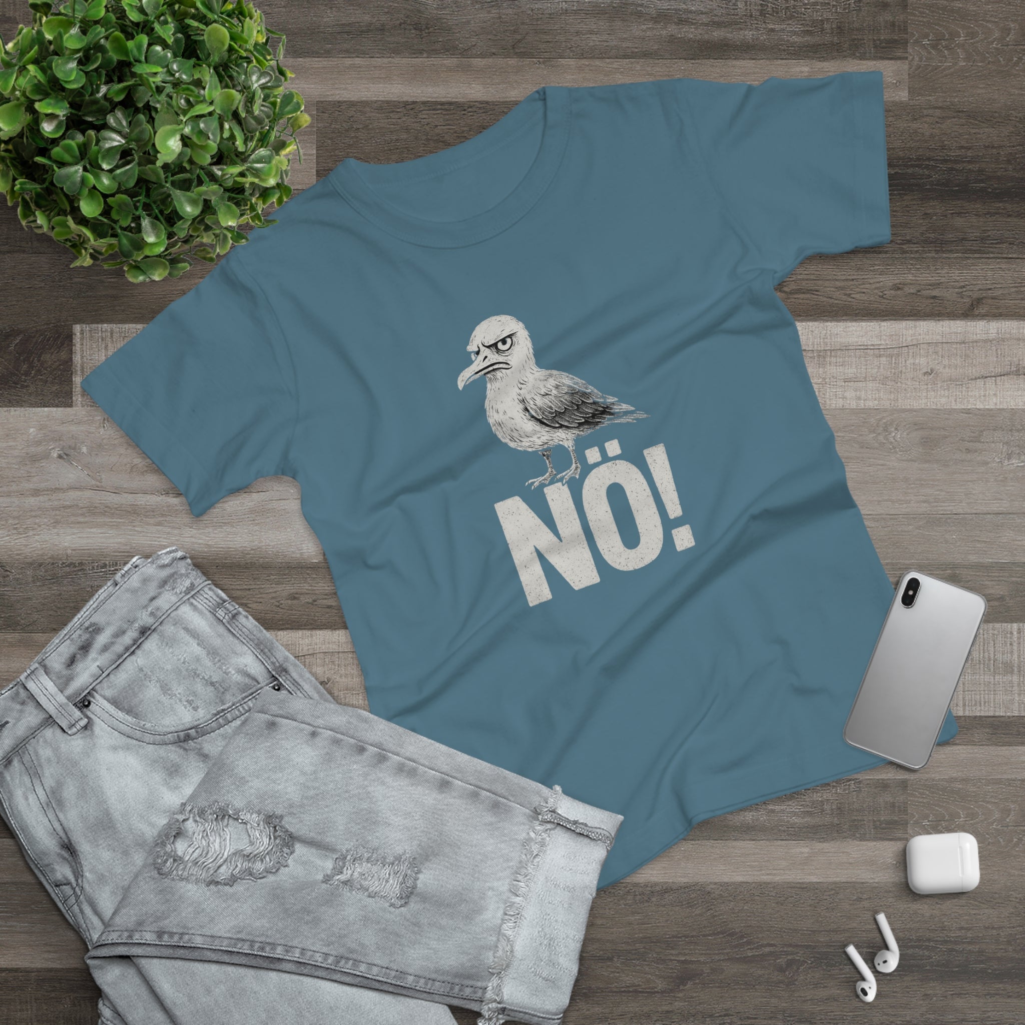 Nö! |T-Shirt Damen | Kurz. Klar. Nordisch.