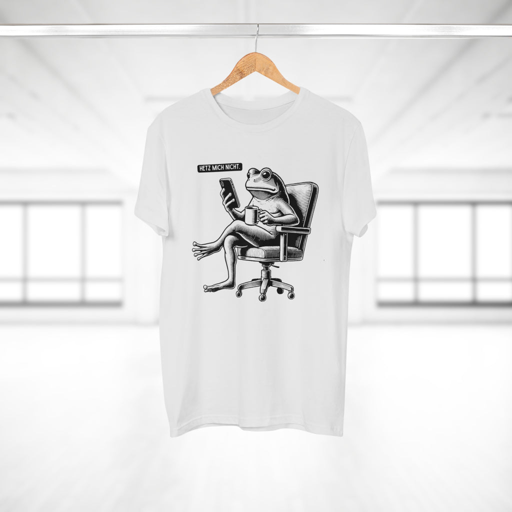 HETZ MICH NICHT - Statement Shirt -  Lässiges T-Shirt mit entspanntem Spruch
