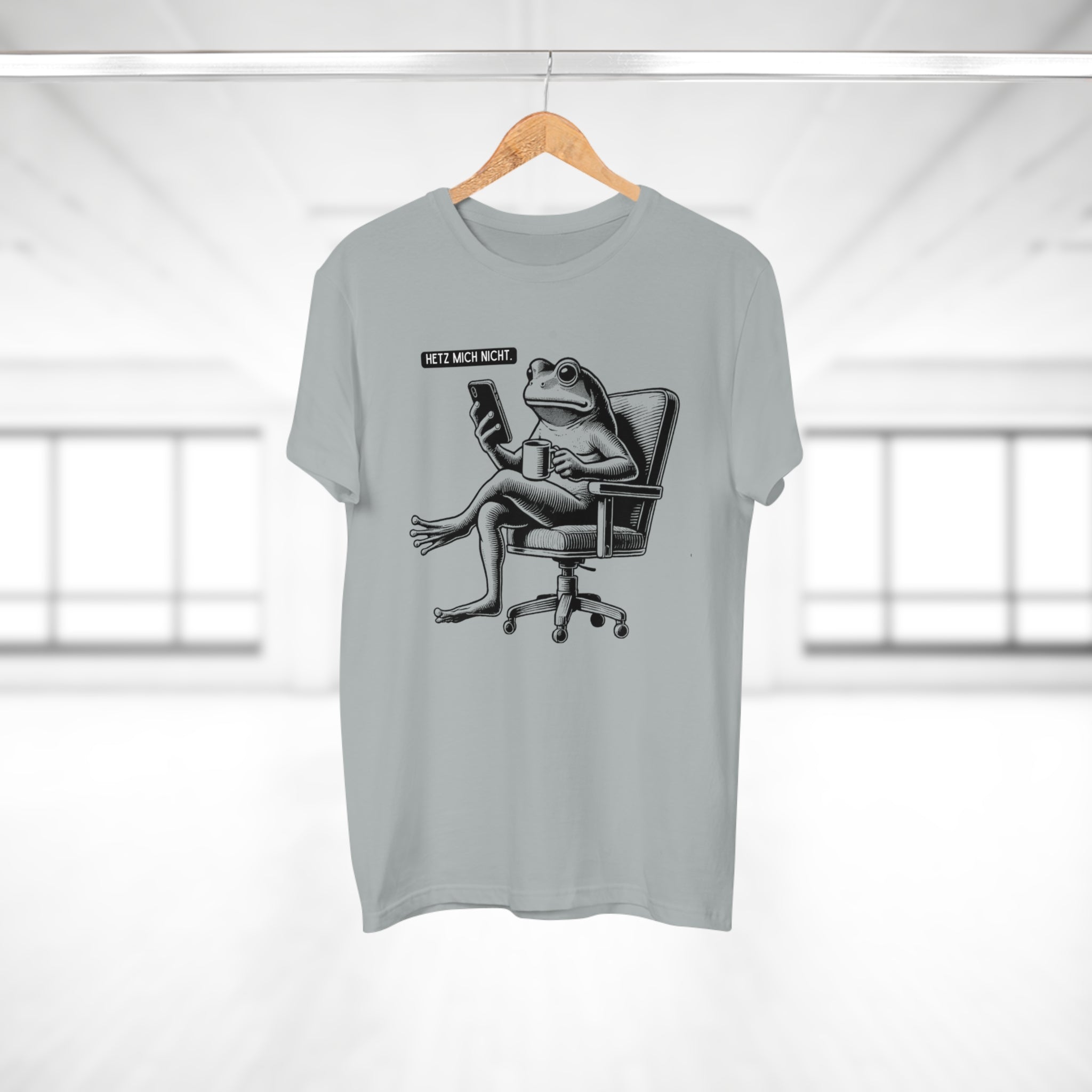 HETZ MICH NICHT - Statement Shirt -  Lässiges T-Shirt mit entspanntem Spruch