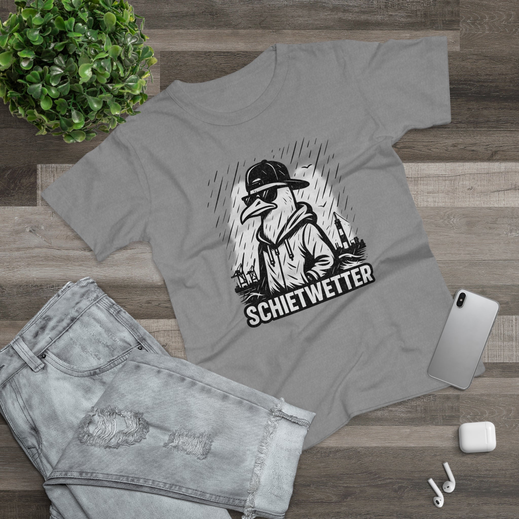 Schietwetter | T-Shirt Damen | Norddeutscher Humor trifft Style