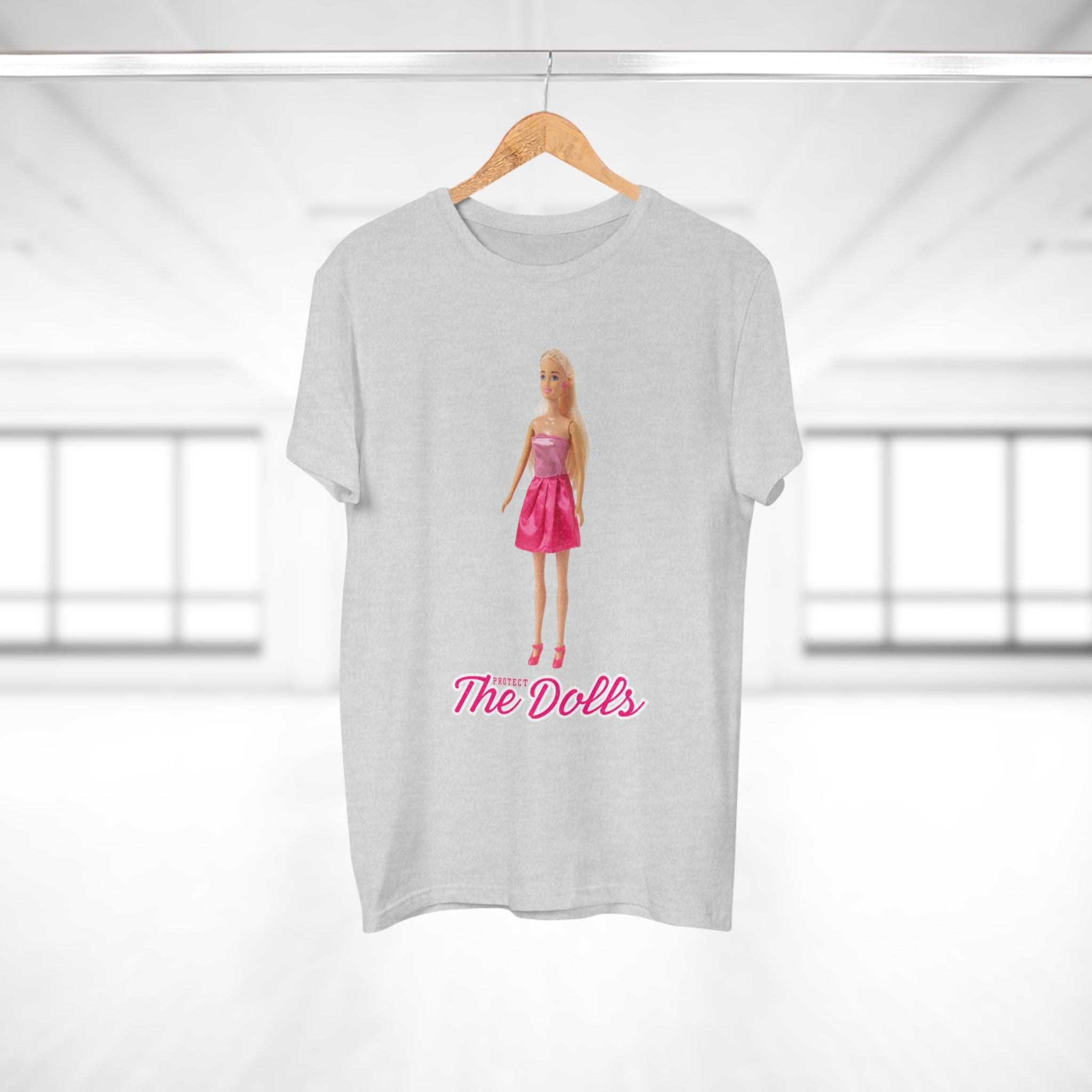 PROTECT THE DOLLS - Statement T-Shirt Herren – Baumwollshirt mit Print & Message