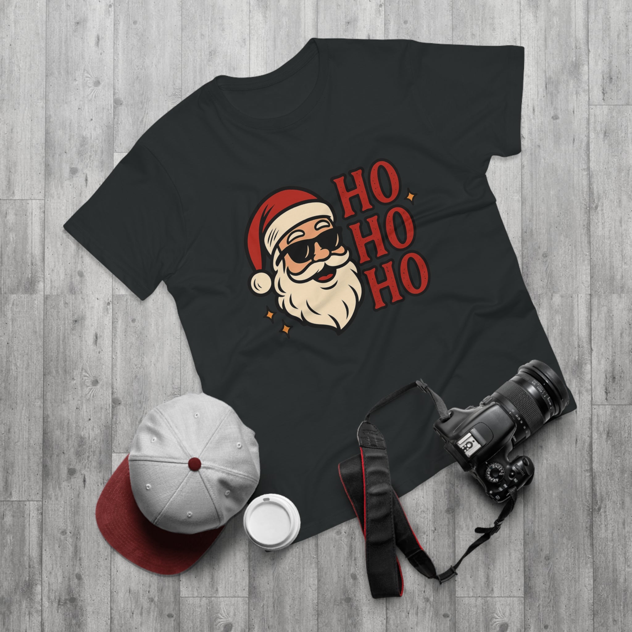 Santa Cool Men's T-Shirt, Christmas Shirt, Holiday Graphic Tee, Funny T-Shirt, Gift for Him, Casual Wear, Ho Ho Ho Tee
