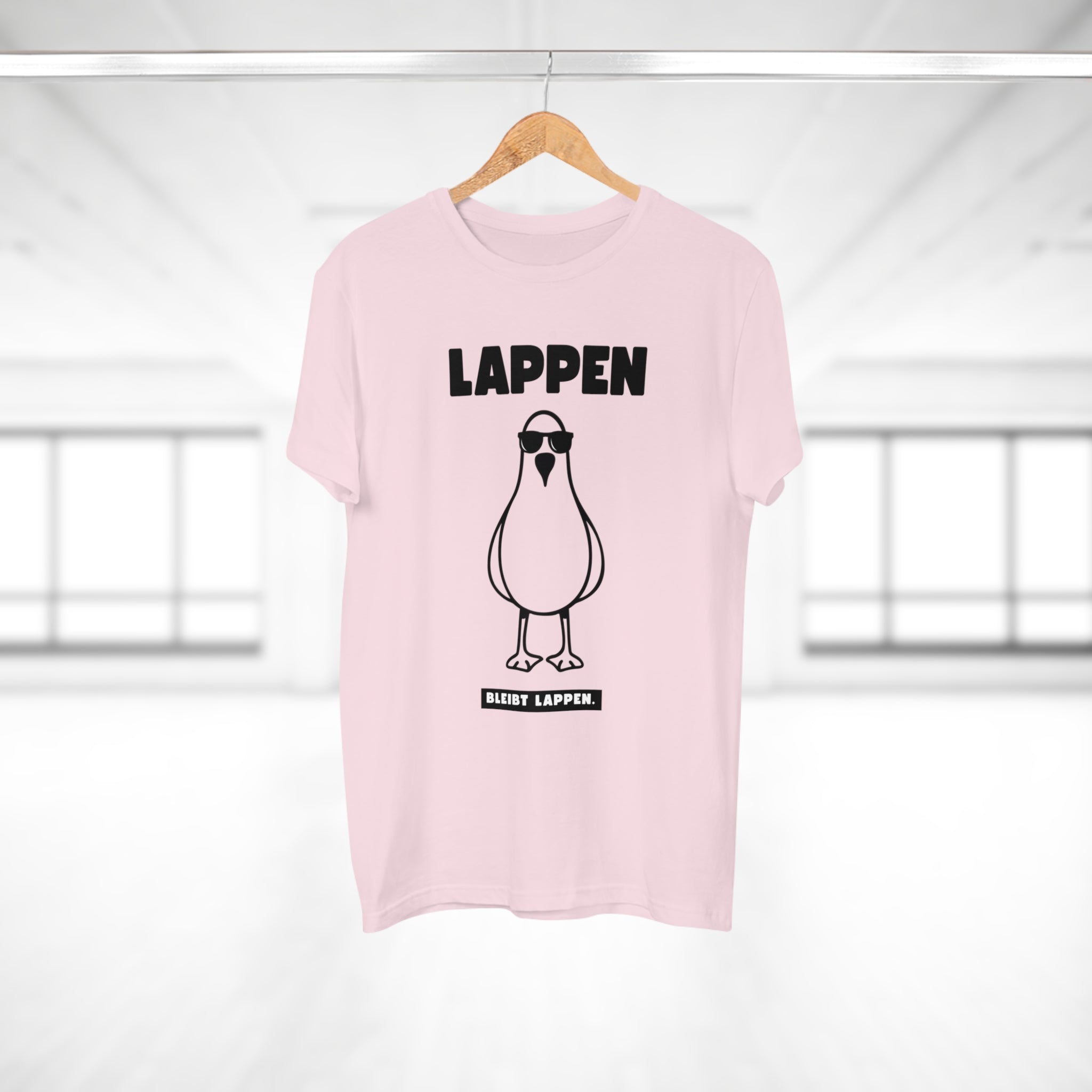LAPPEN BLEIBT LAPPEN - Statement T-Shirt mit maritimem Flair – Für echte Küstenkinder und Möwen-Fans