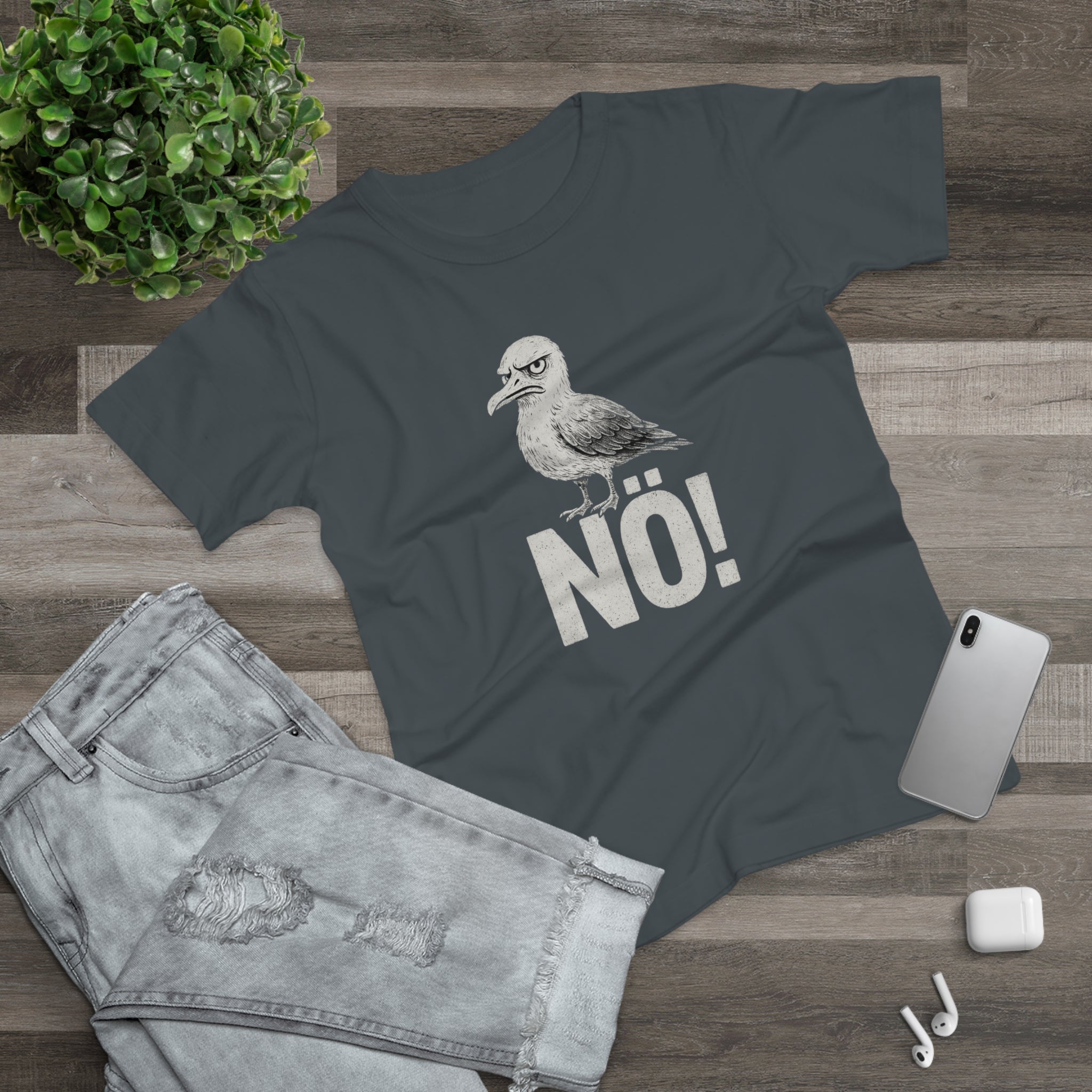 Nö! |T-Shirt Damen | Kurz. Klar. Nordisch.