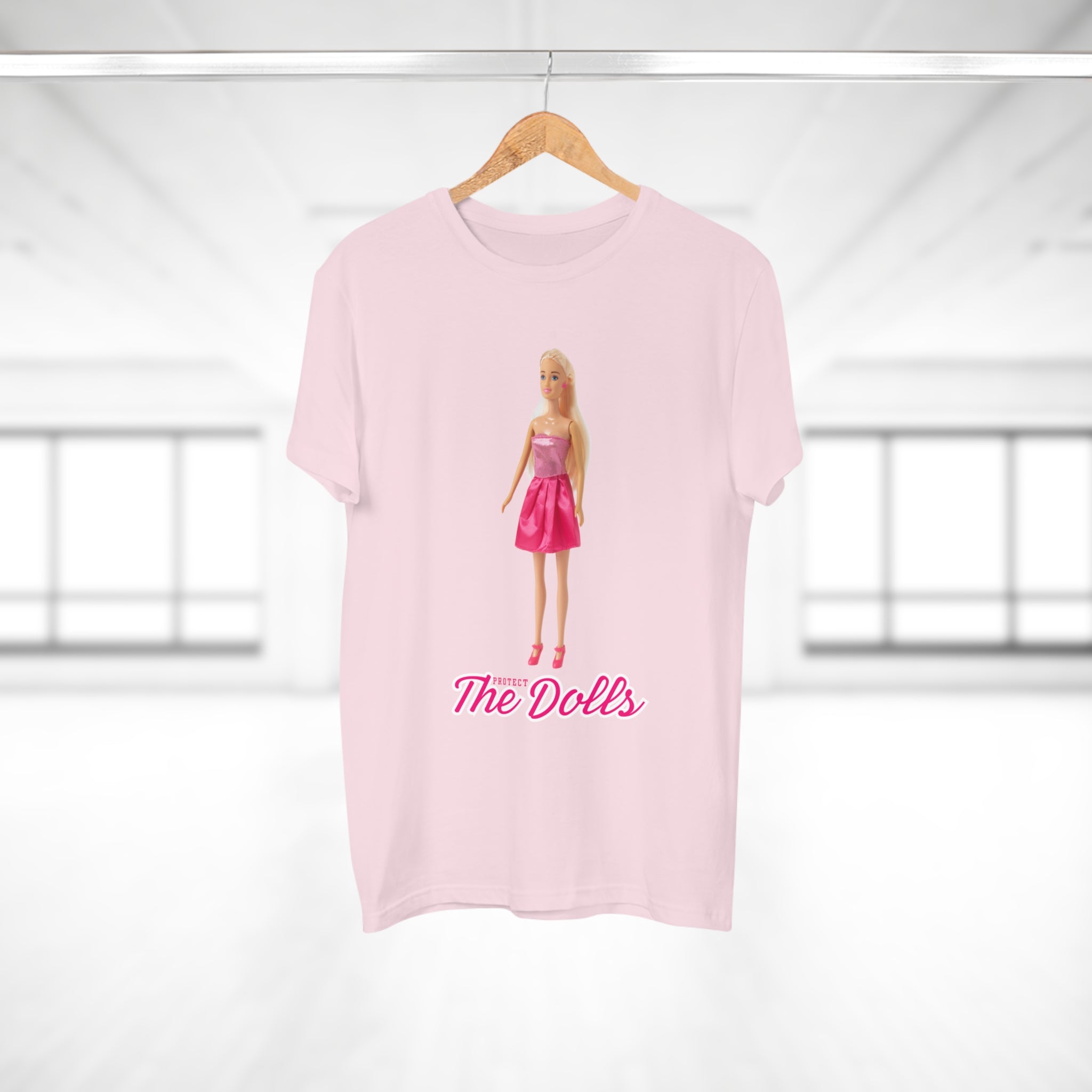PROTECT THE DOLLS - Statement T-Shirt Herren – Baumwollshirt mit Print & Message