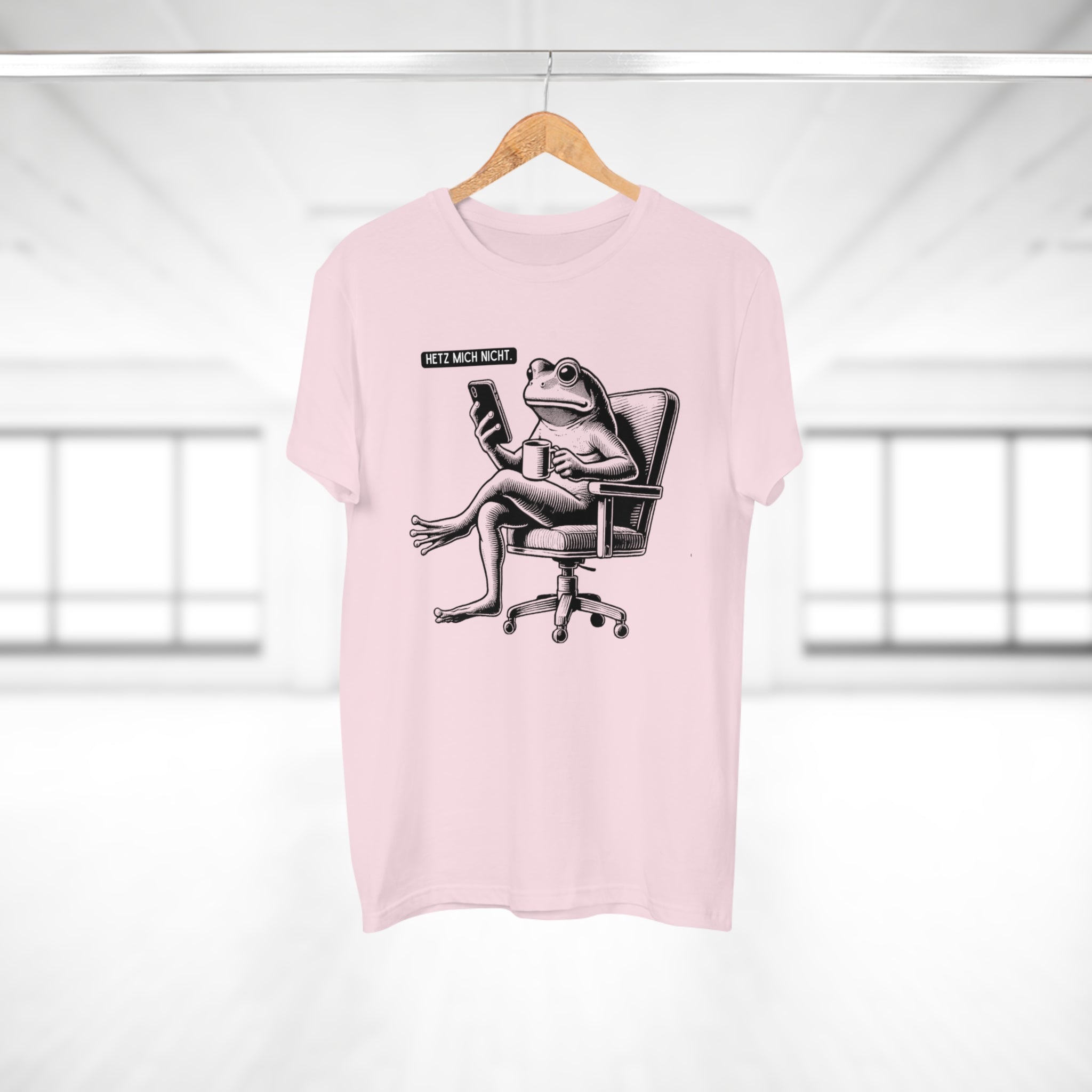 HETZ MICH NICHT - Statement Shirt -  Lässiges T-Shirt mit entspanntem Spruch