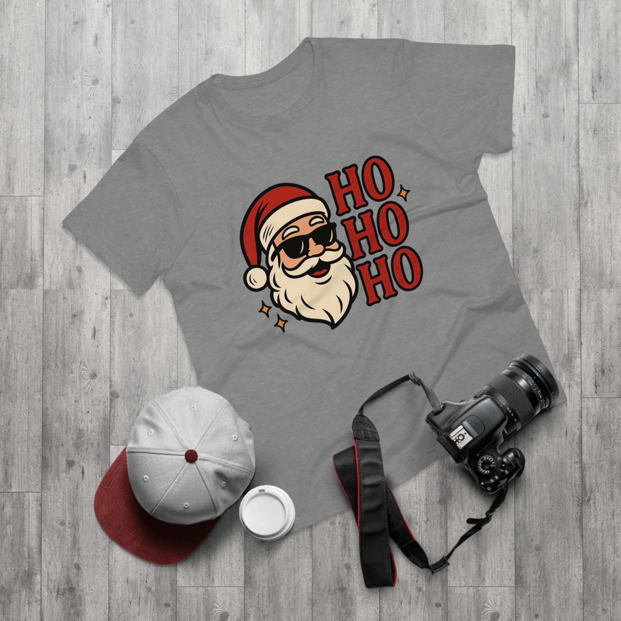 Santa Cool Men's T-Shirt, Christmas Shirt, Holiday Graphic Tee, Funny T-Shirt, Gift for Him, Casual Wear, Ho Ho Ho Tee