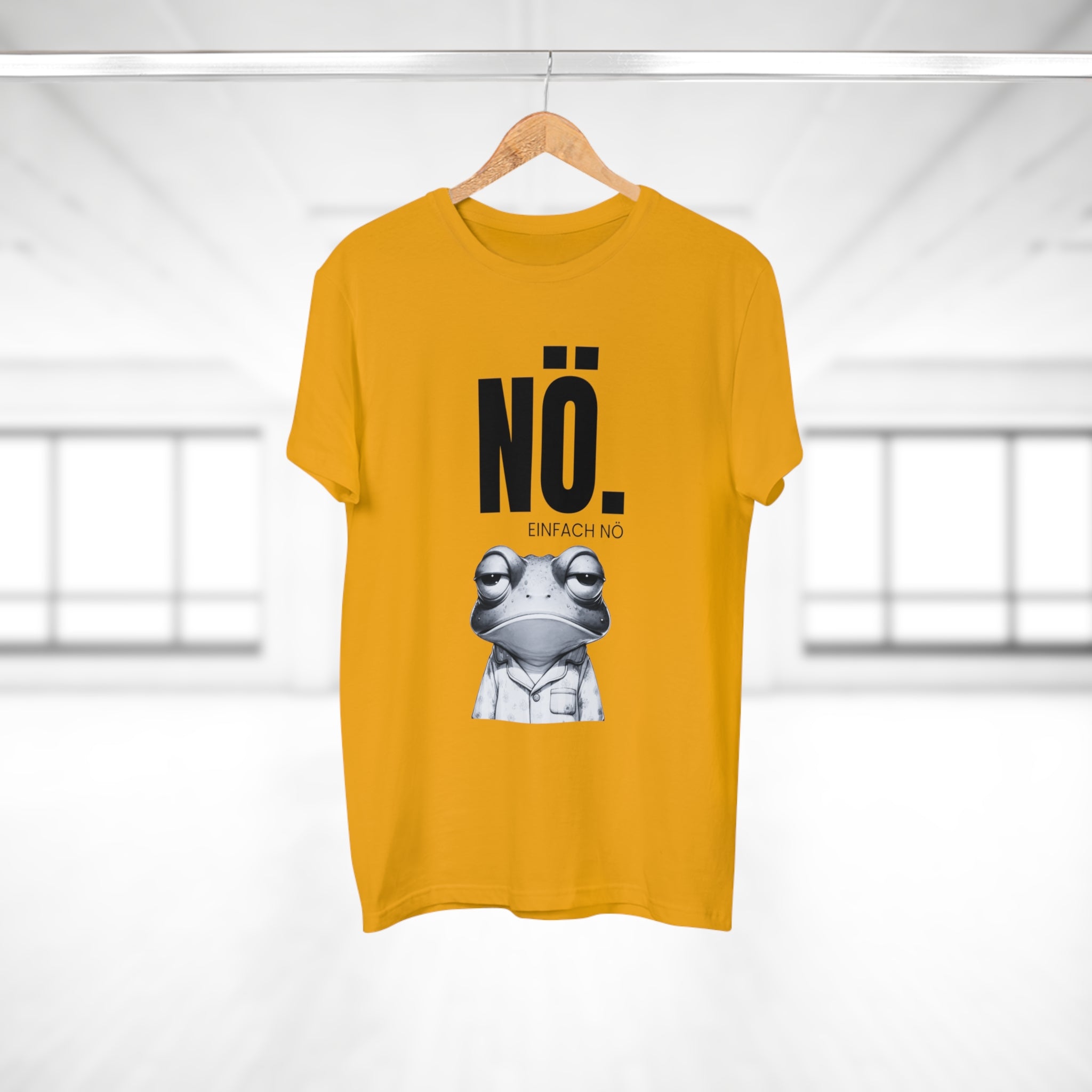 NÖ! EINFACH NÖ – Lustiges Herren T-Shirt mit Statement | Sarkastisches Sprüche Shirt aus Baumwolle – Geschenk für Männer & Freunde