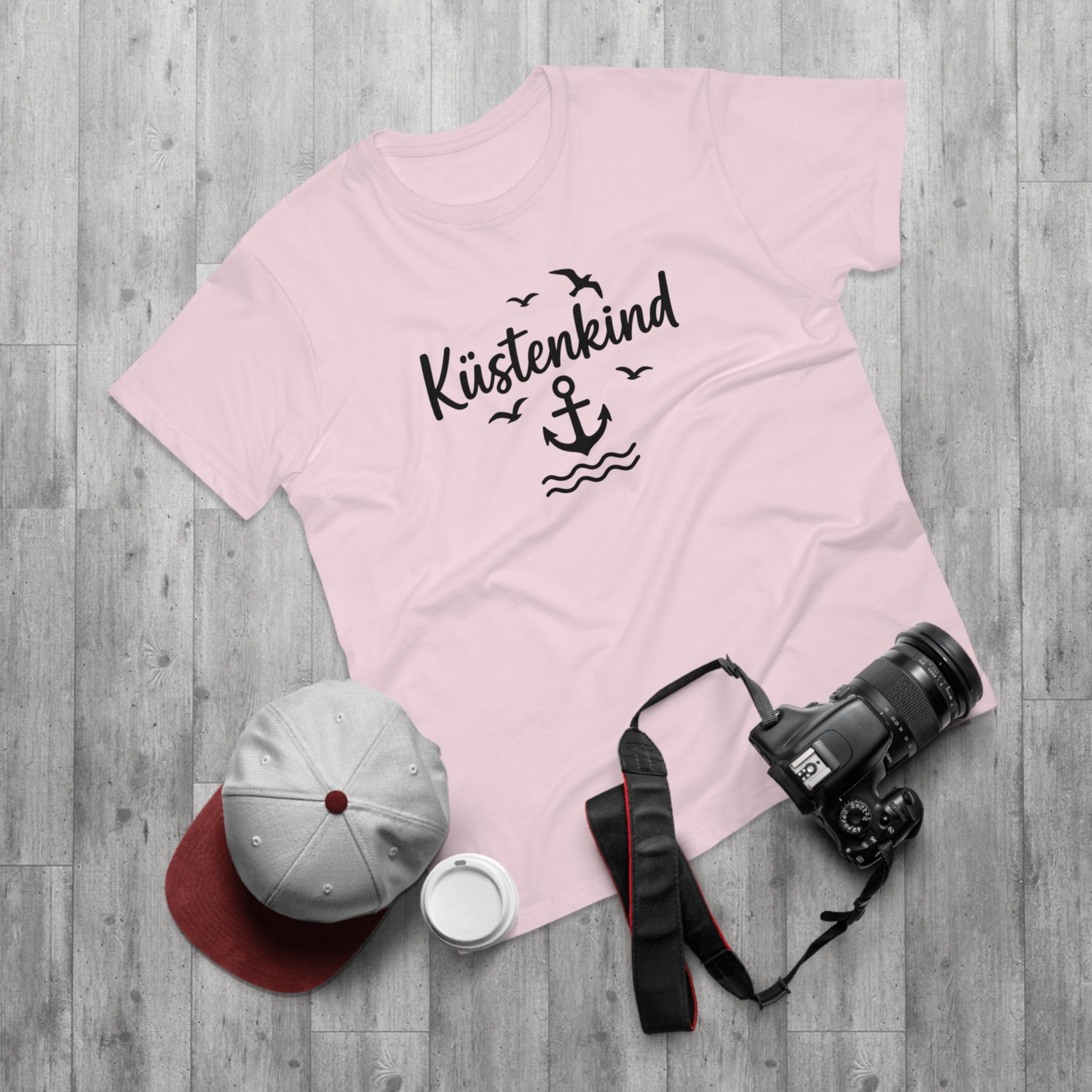Küstenkind T-Shirt – Maritimes Shirt mit Anker & Möwen – Nordsee Ostsee Geschenk