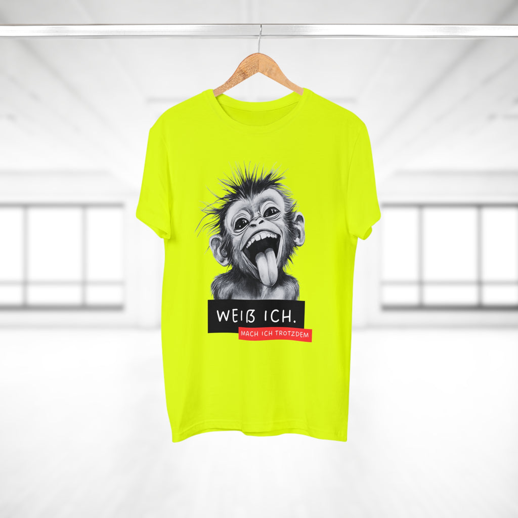 Funny Monkey Graphic T-Shirt, Humorous Tee for Animal Lovers, Gift for Birthdays and Special Occasions, Casual Wear, Statement Shirt
