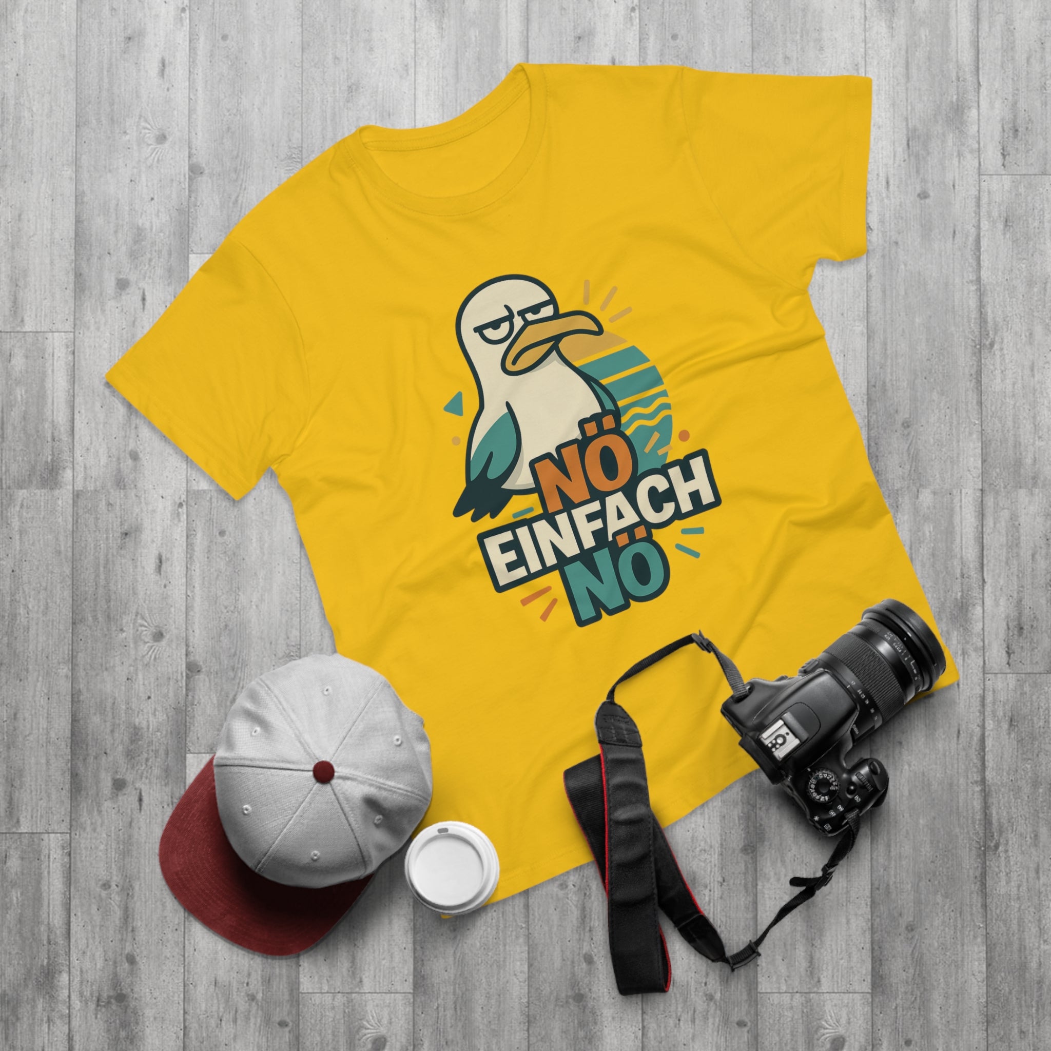 Lustiges Möwen T-Shirt – „Nö, einfach nö“ – Funshirt mit Möwenmotiv