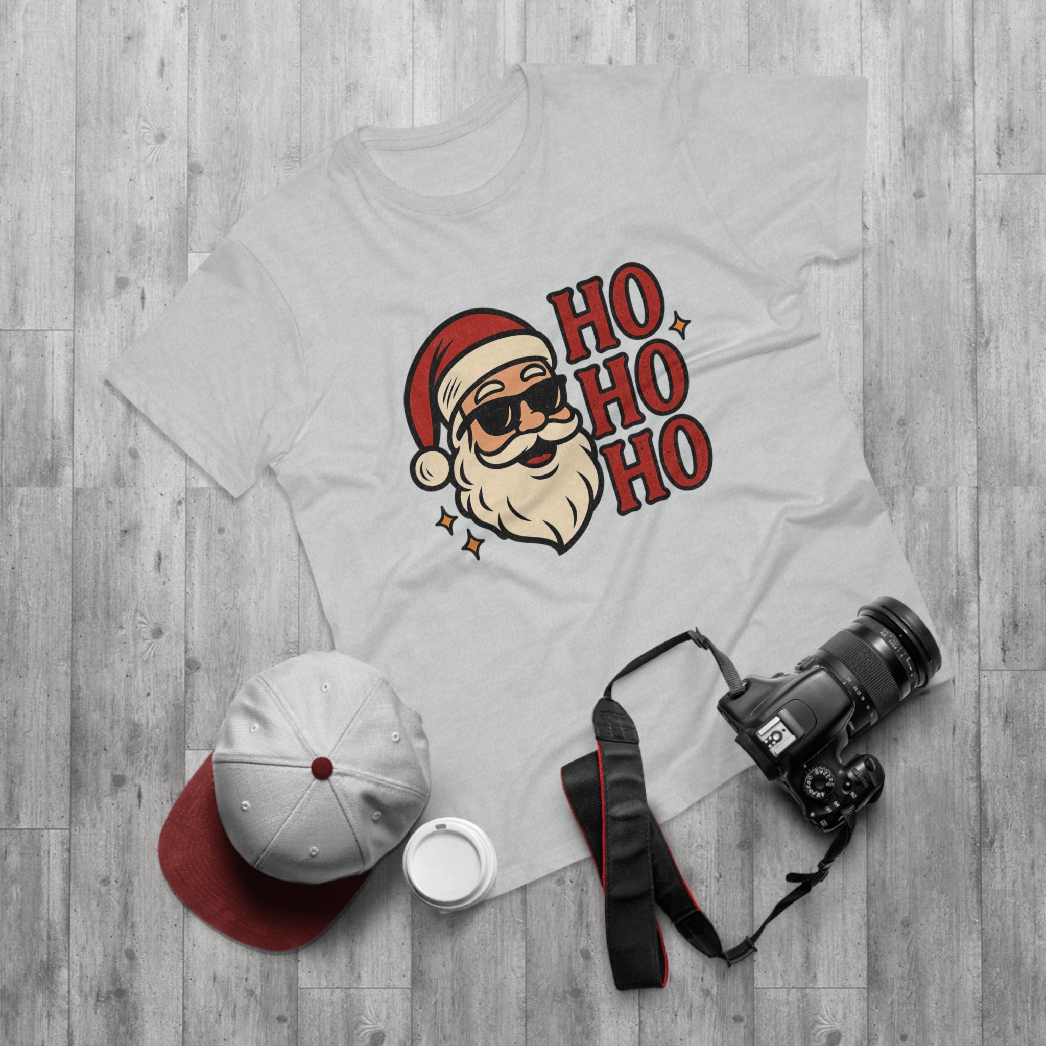 Santa Cool Men's T-Shirt, Christmas Shirt, Holiday Graphic Tee, Funny T-Shirt, Gift for Him, Casual Wear, Ho Ho Ho Tee