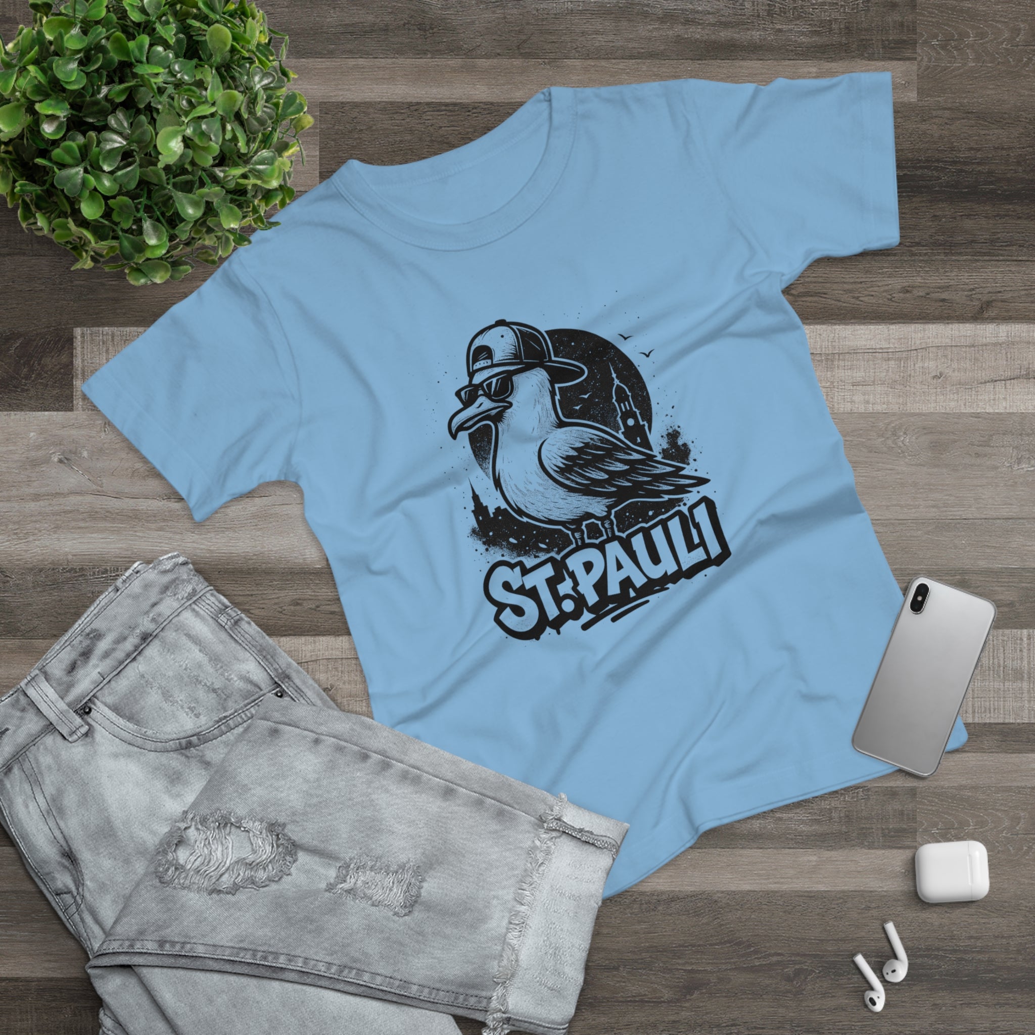 St. Pauli | T-Shirt Damen | Kiezstyle mit Herz und Haltung