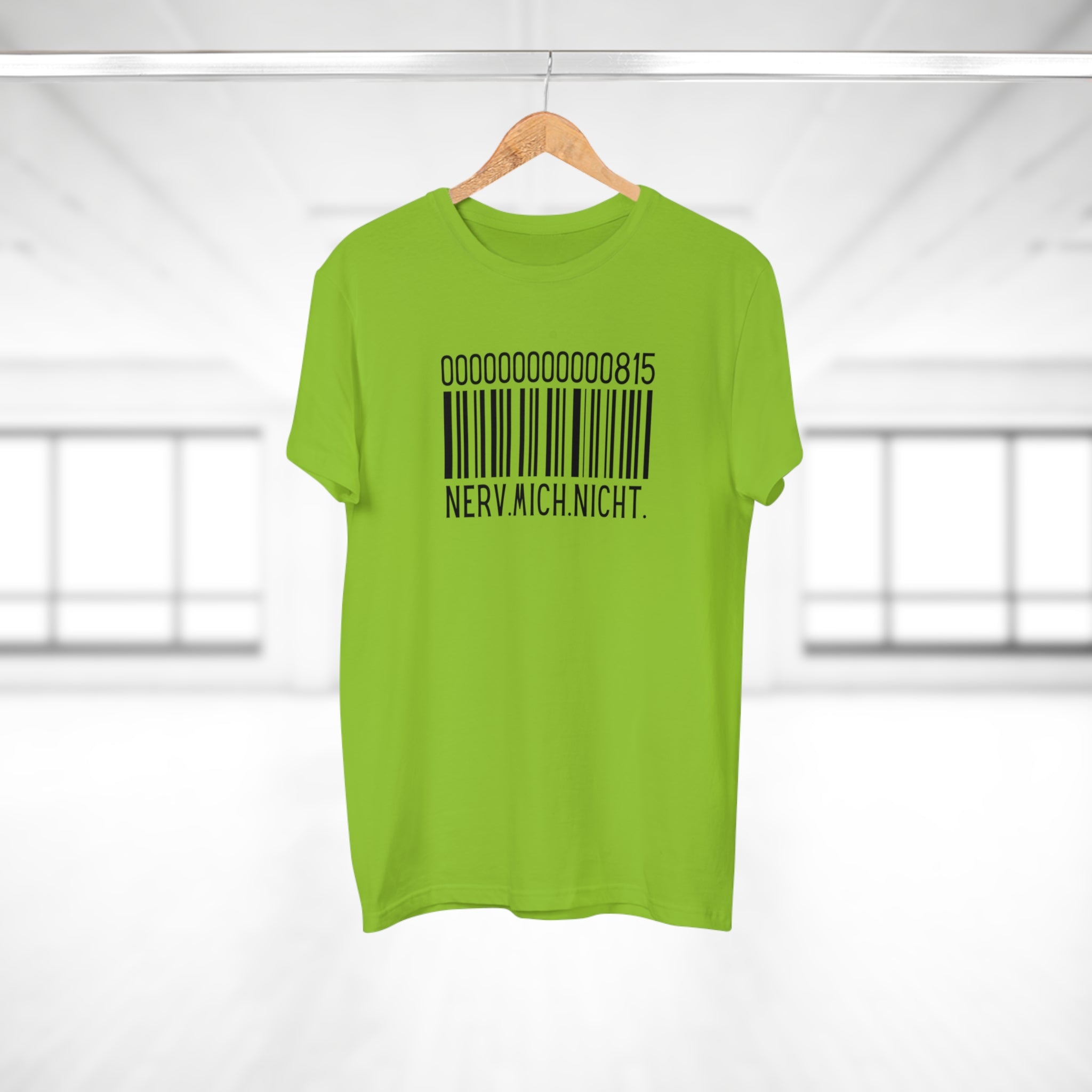 NERV MICH NICHT - Männer Statement Shirt – 100 % Baumwolle, 100 % Haltung