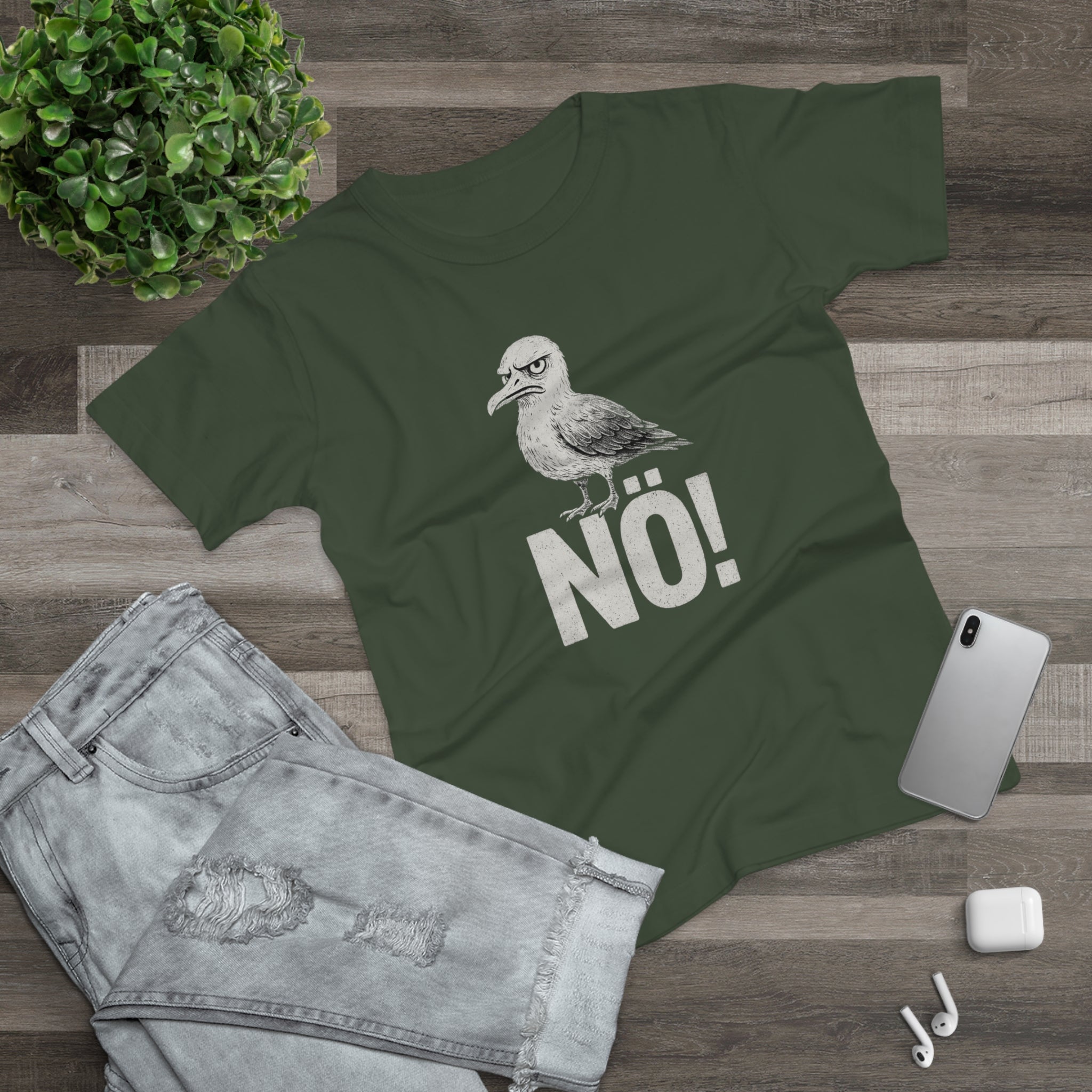 Nö! |T-Shirt Damen | Kurz. Klar. Nordisch.
