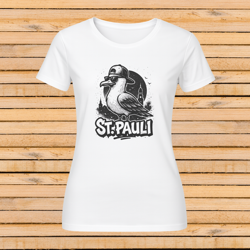 St. Pauli | T-Shirt Damen | Kiezstyle mit Herz und Haltung