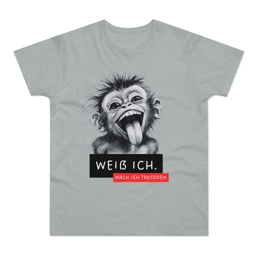 Funny Monkey Graphic T-Shirt, Humorous Tee for Animal Lovers, Gift for Birthdays and Special Occasions, Casual Wear, Statement Shirt