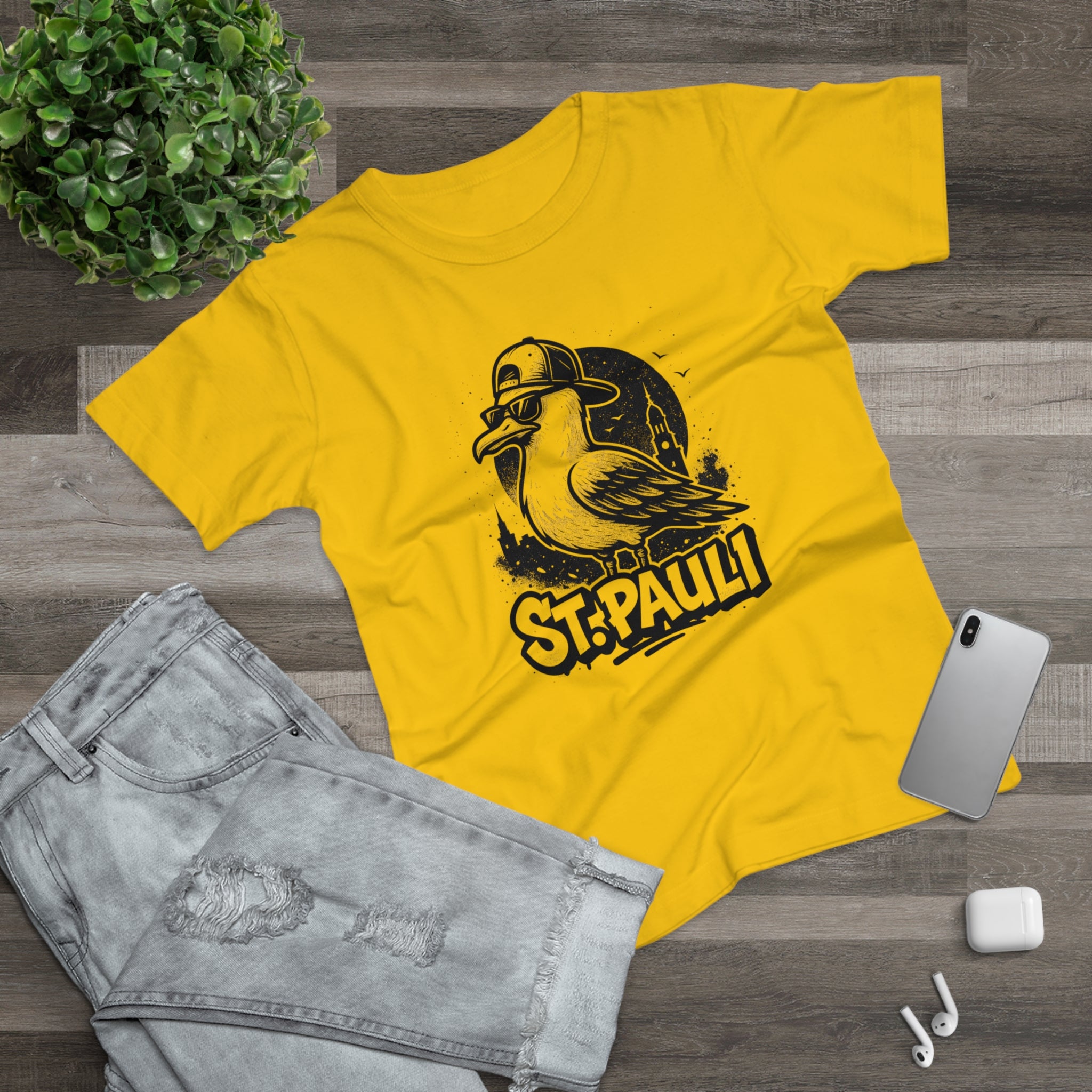 St. Pauli | T-Shirt Damen | Kiezstyle mit Herz und Haltung