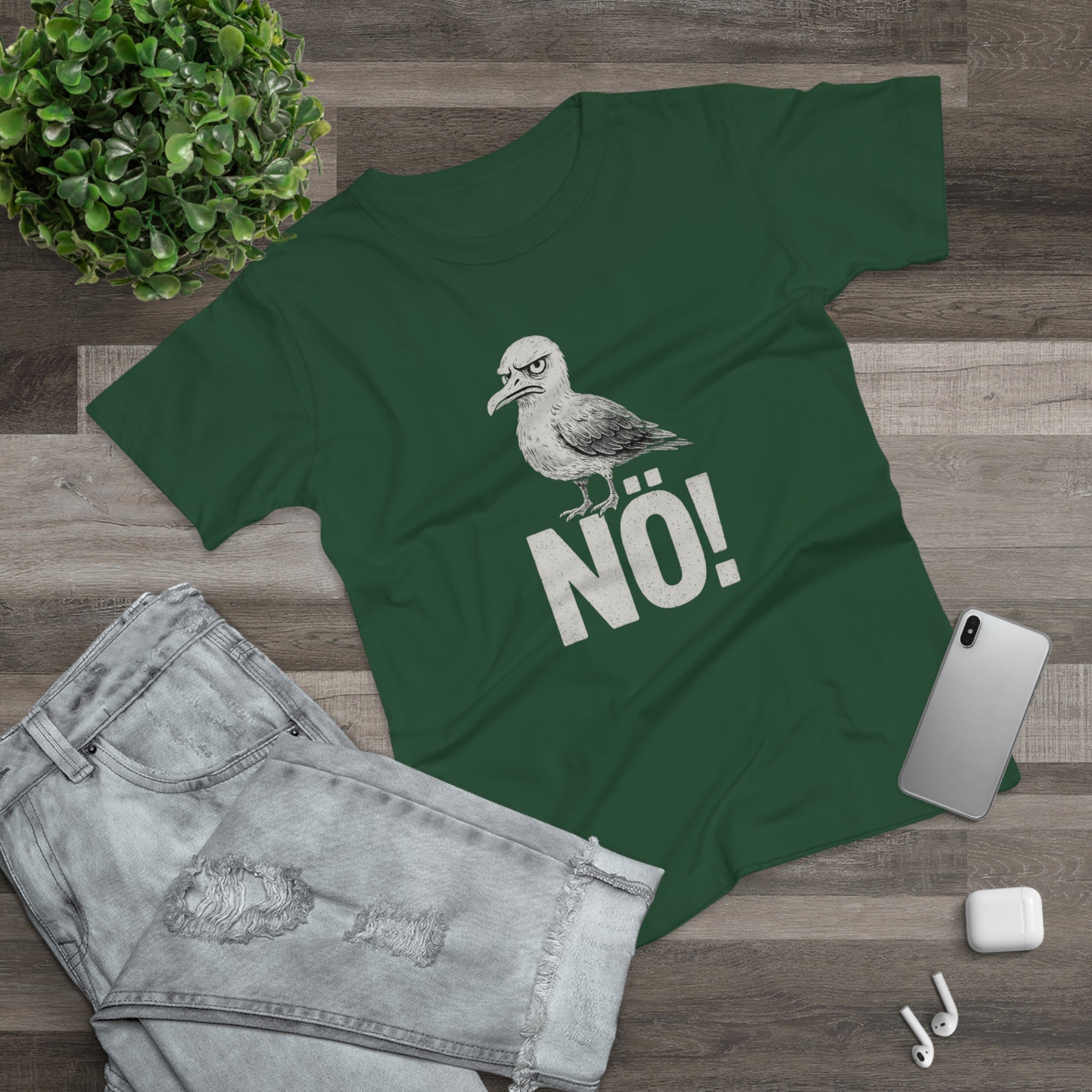 Nö! |T-Shirt Damen | Kurz. Klar. Nordisch.