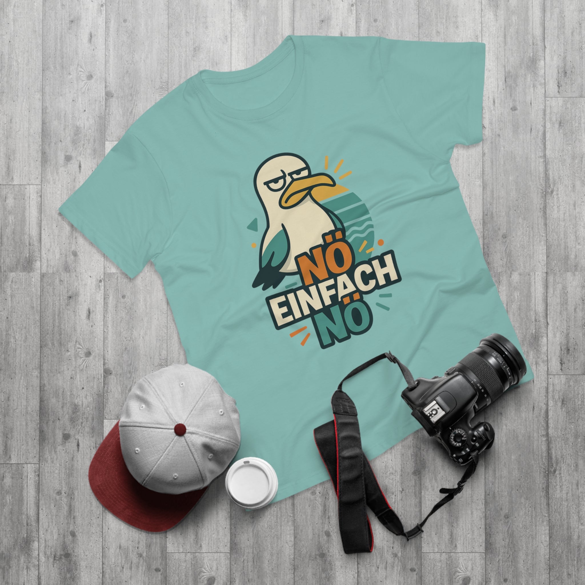 Lustiges Möwen T-Shirt – „Nö, einfach nö“ – Funshirt mit Möwenmotiv