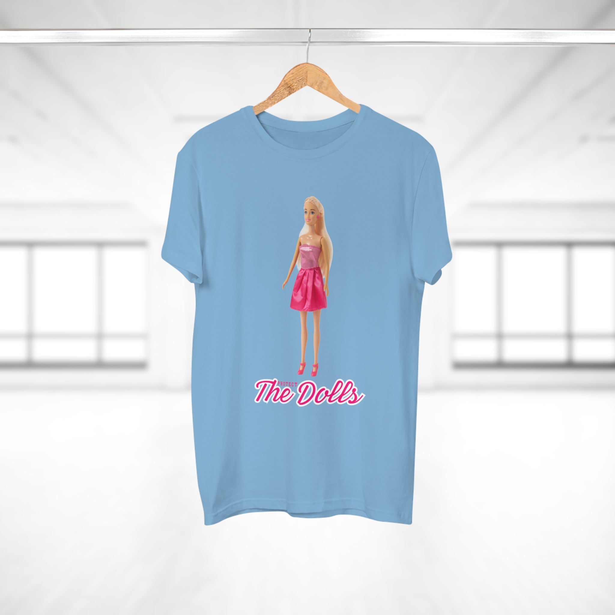 PROTECT THE DOLLS - Statement T-Shirt Herren – Baumwollshirt mit Print & Message