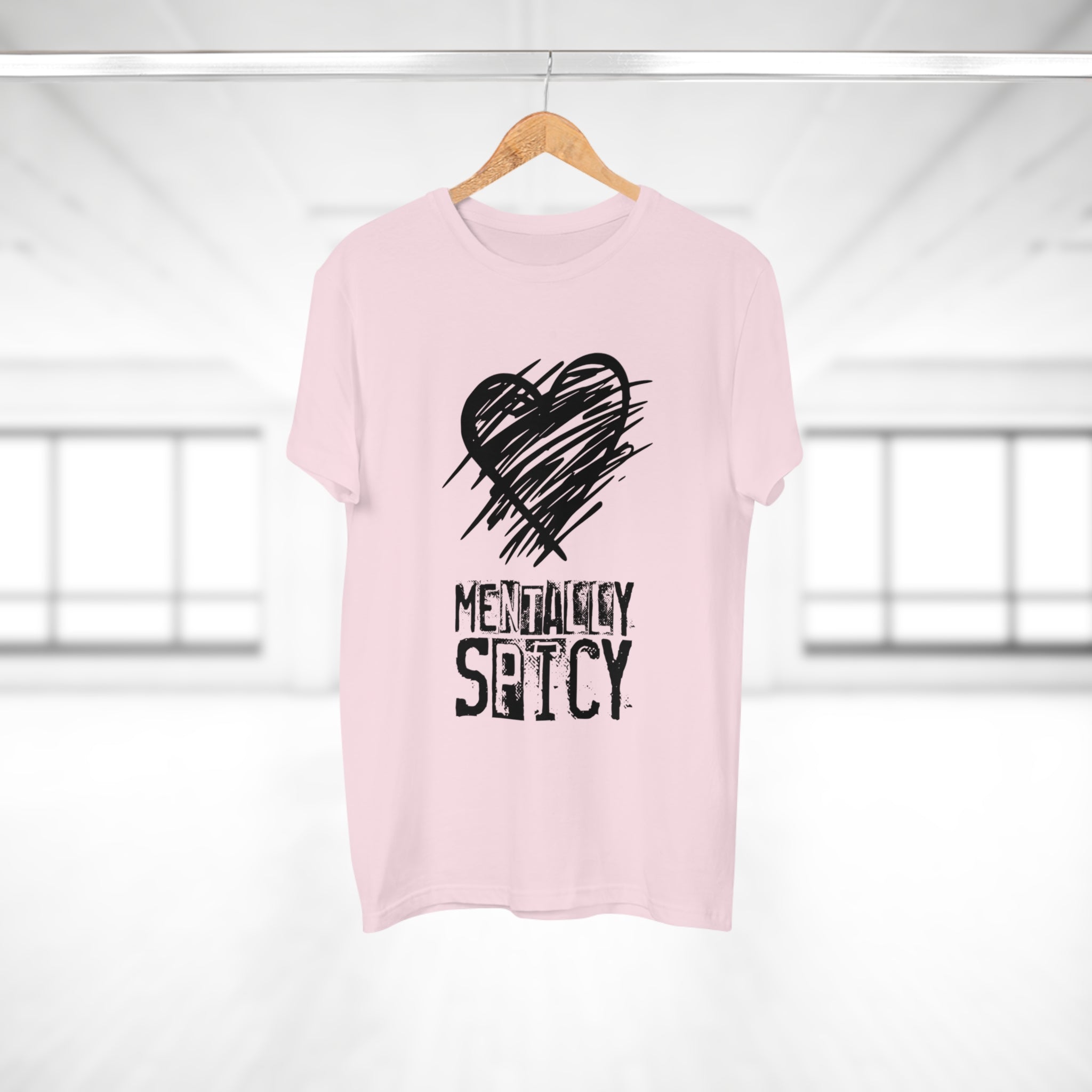 MENTALLY SPICY - Mental Health Shirt mit Humor - Trendiges Statement für Alltag & Festival