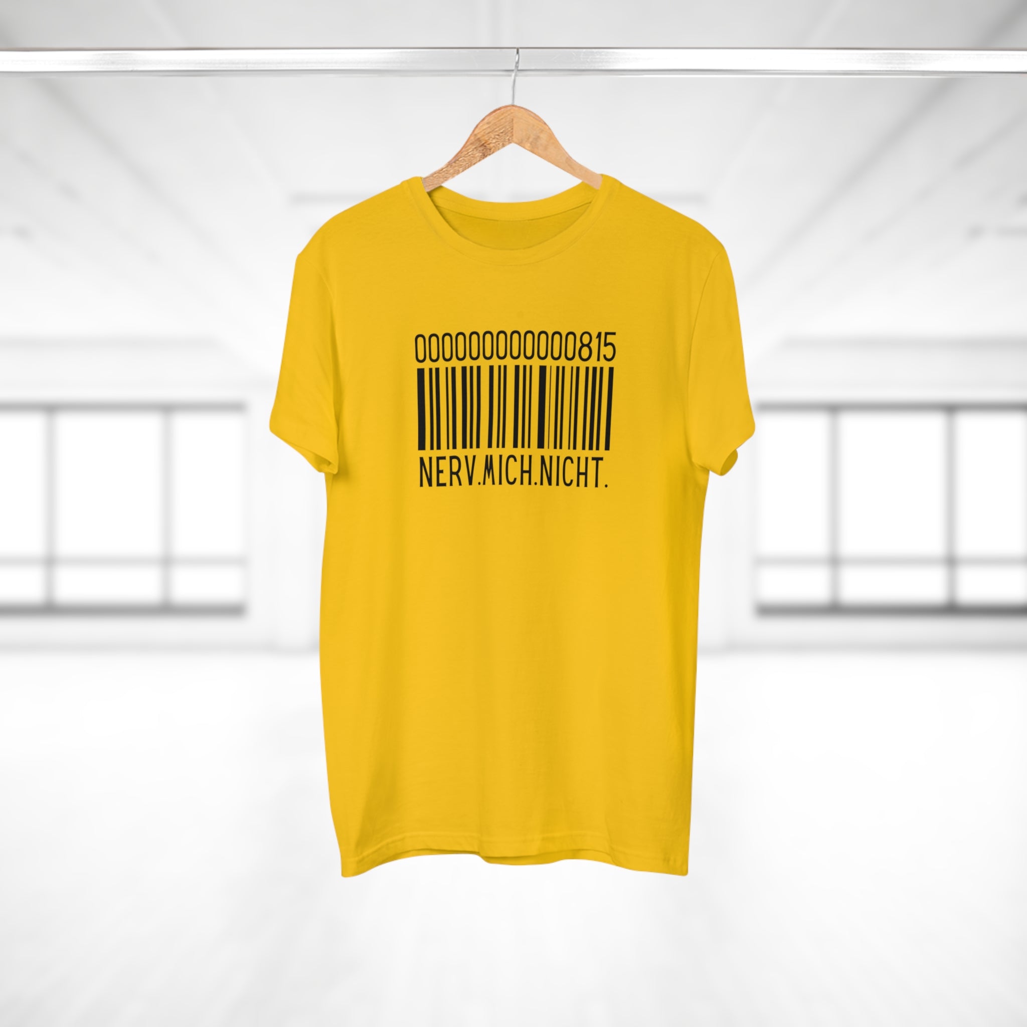 NERV MICH NICHT - Männer Statement Shirt – 100 % Baumwolle, 100 % Haltung