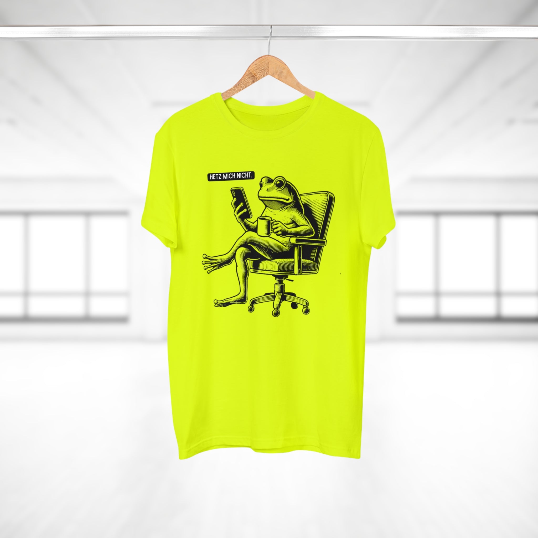 HETZ MICH NICHT - Statement Shirt -  Lässiges T-Shirt mit entspanntem Spruch