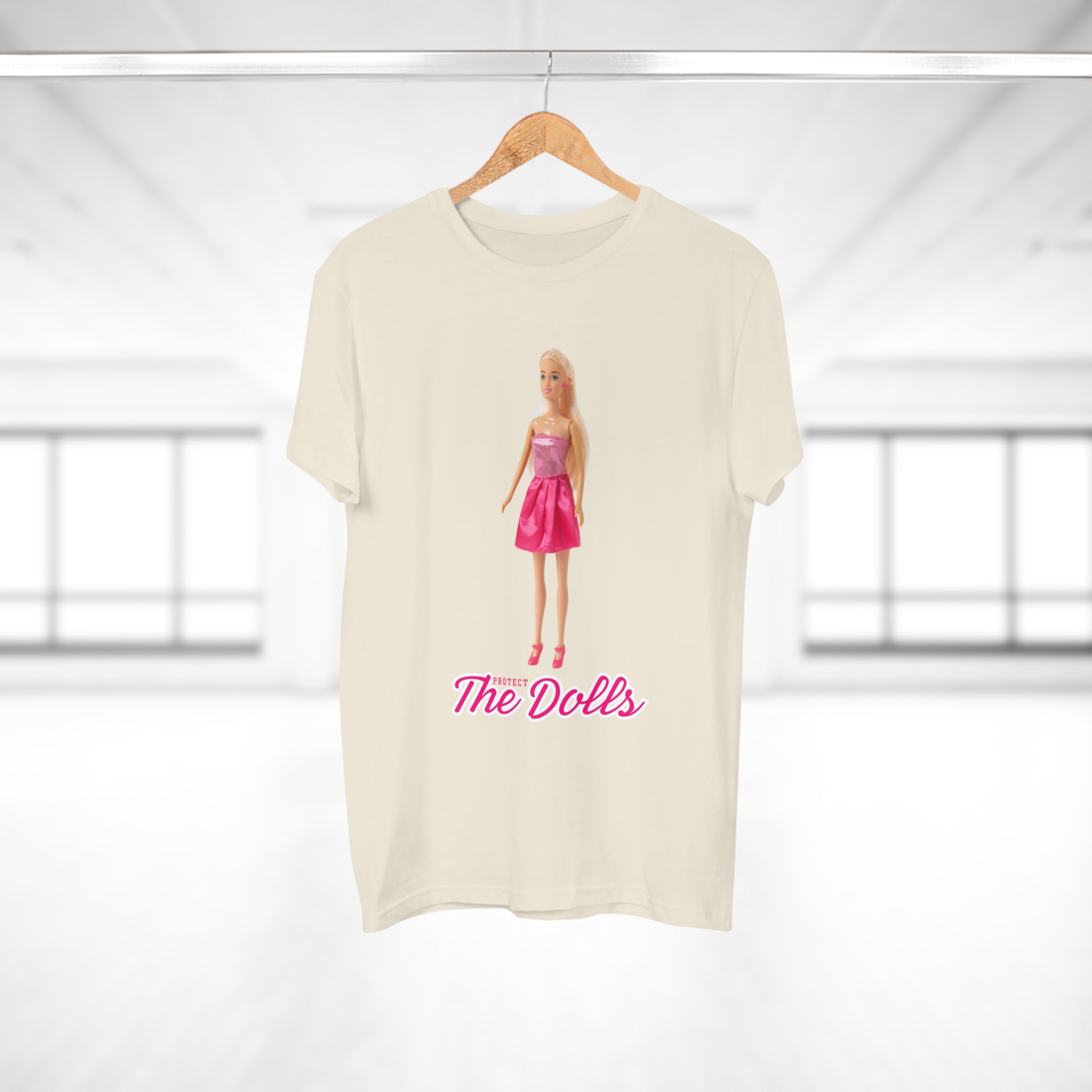 PROTECT THE DOLLS - Statement T-Shirt Herren – Baumwollshirt mit Print & Message