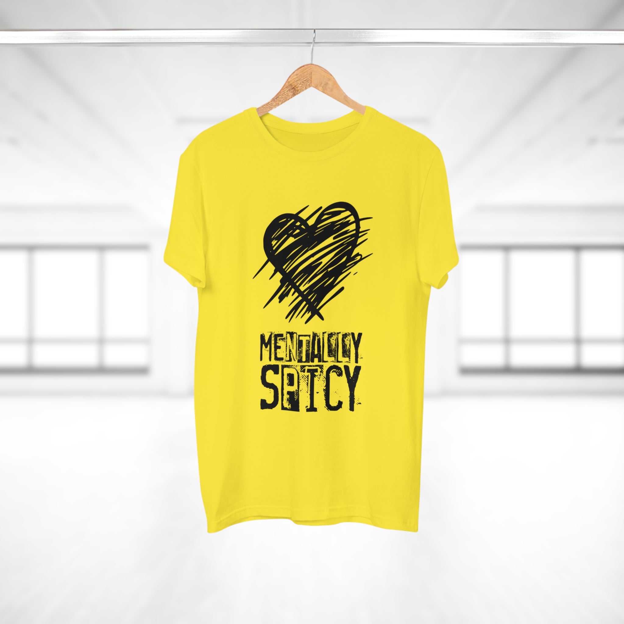 MENTALLY SPICY - Mental Health Shirt mit Humor - Trendiges Statement für Alltag & Festival