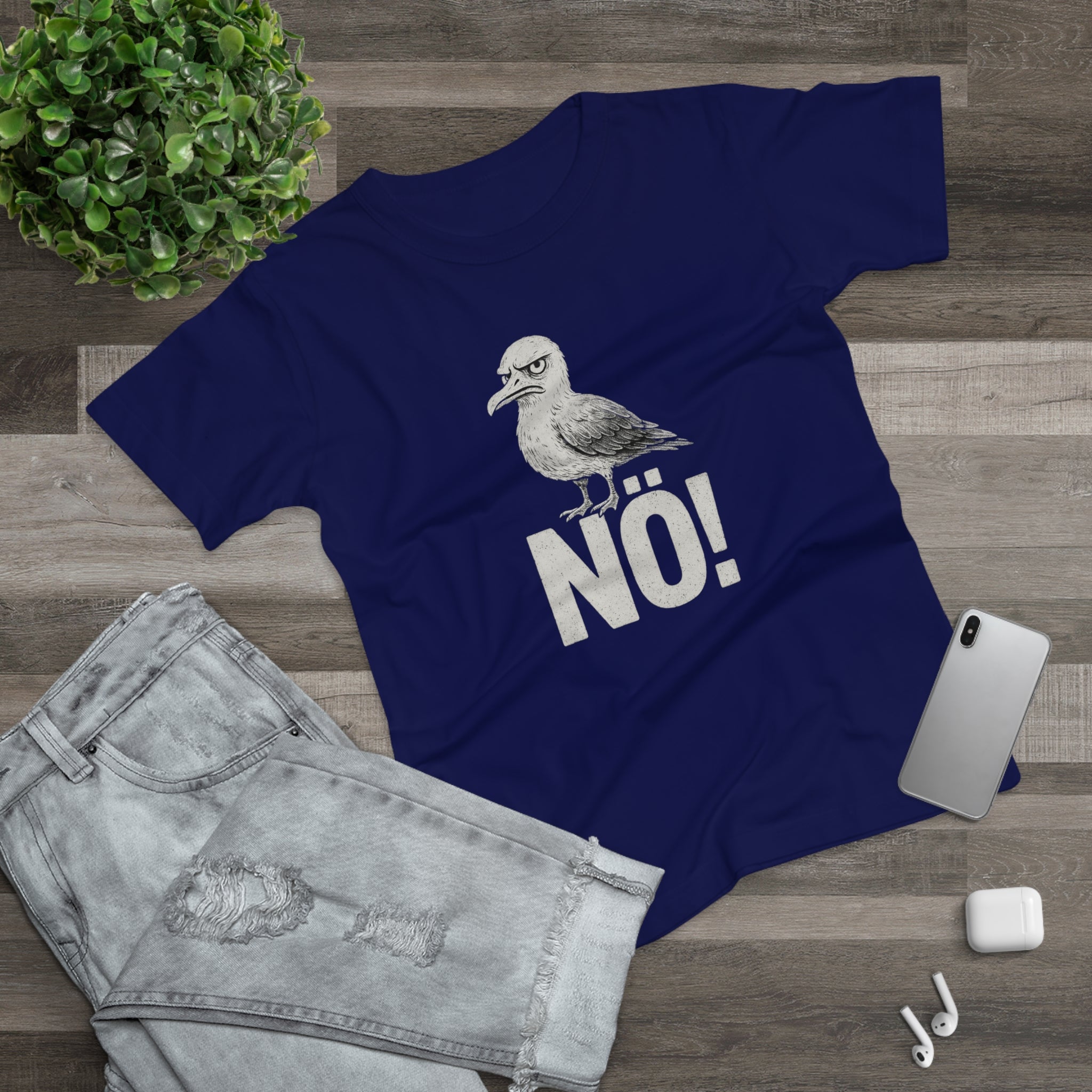 Nö! |T-Shirt Damen | Kurz. Klar. Nordisch.
