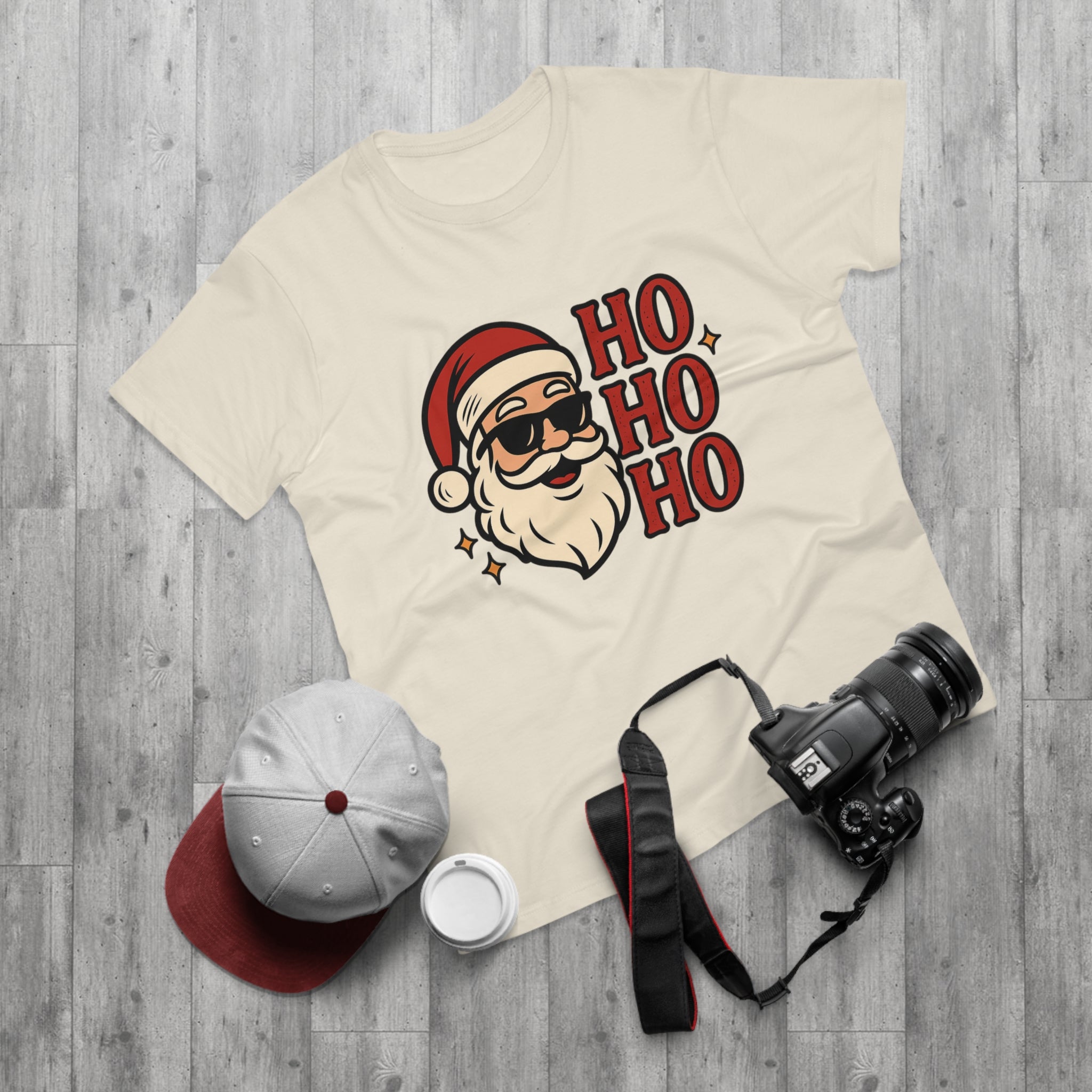 Santa Cool Men's T-Shirt, Christmas Shirt, Holiday Graphic Tee, Funny T-Shirt, Gift for Him, Casual Wear, Ho Ho Ho Tee