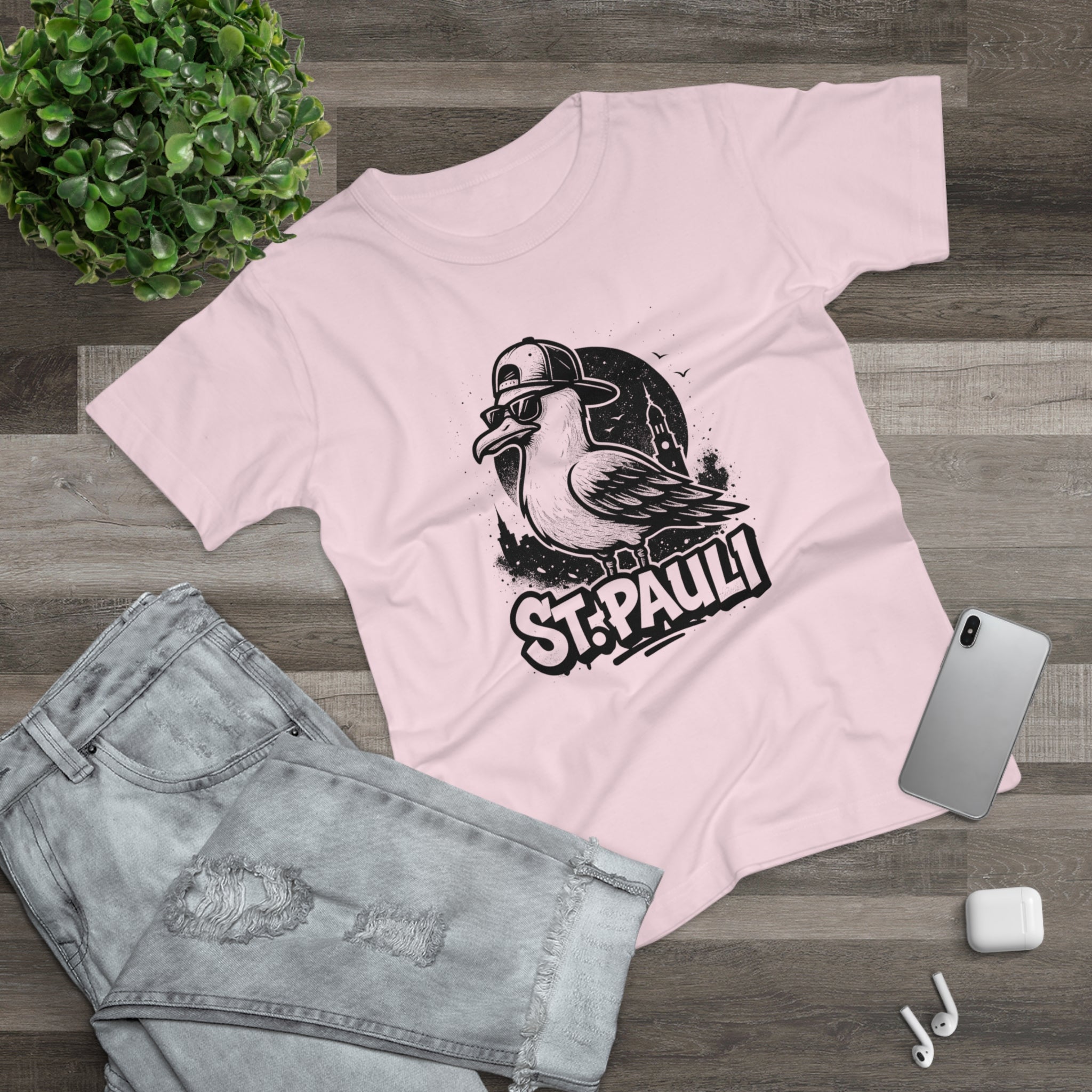 St. Pauli | T-Shirt Damen | Kiezstyle mit Herz und Haltung