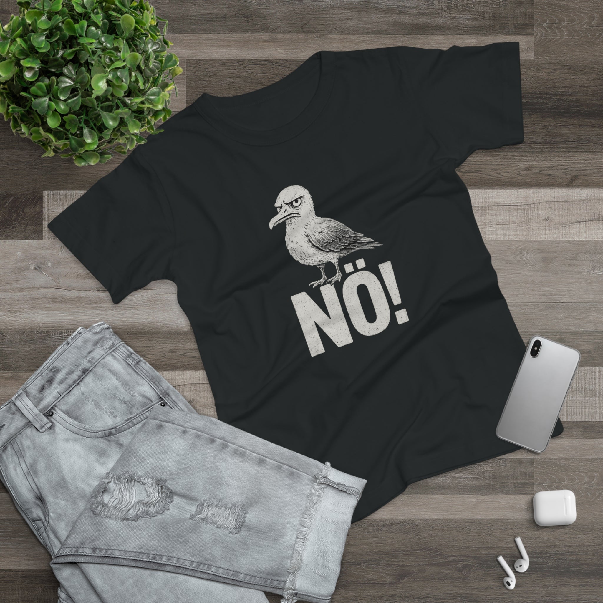Nö! |T-Shirt Damen | Kurz. Klar. Nordisch.