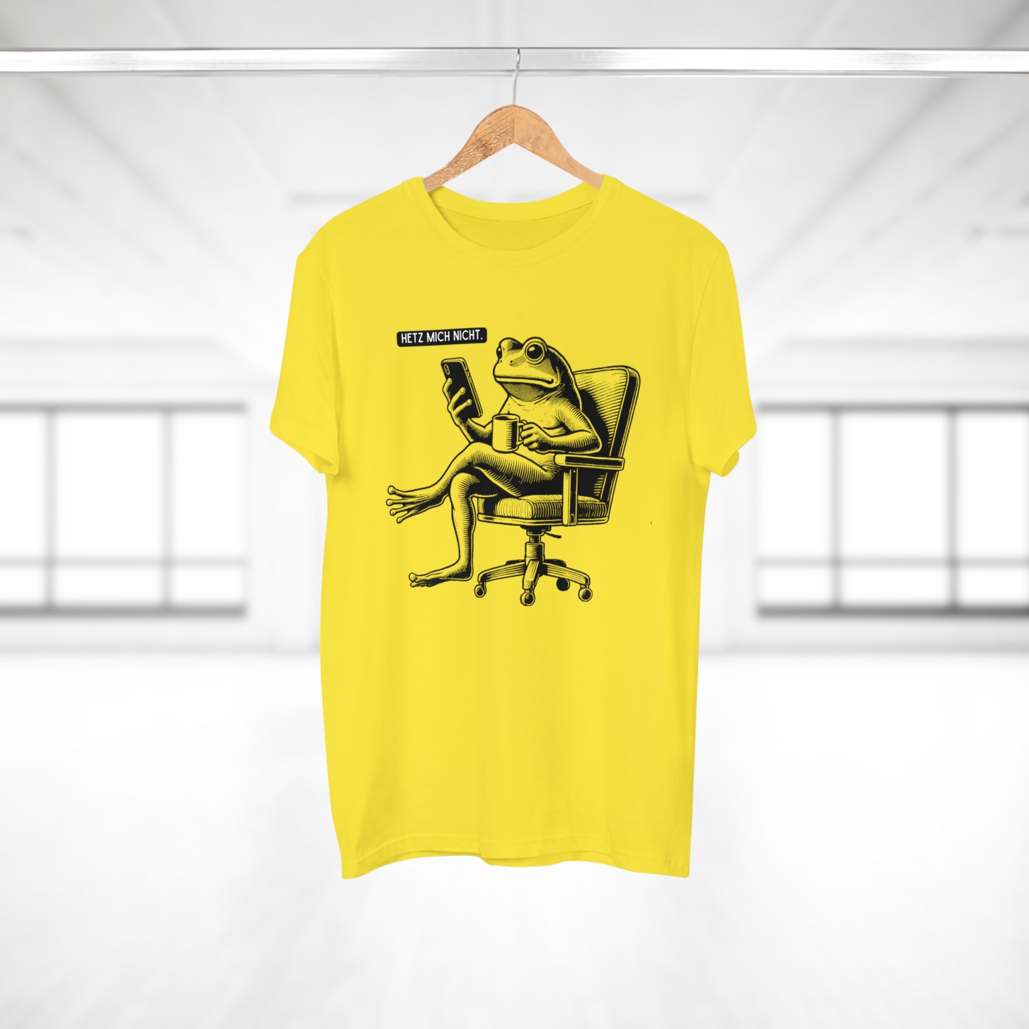 HETZ MICH NICHT - Statement Shirt -  Lässiges T-Shirt mit entspanntem Spruch