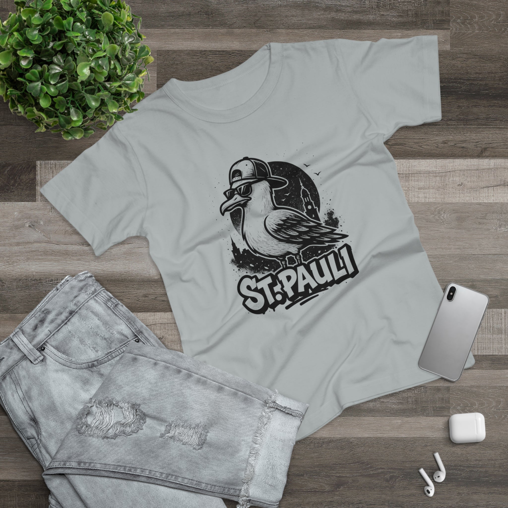 St. Pauli | T-Shirt Damen | Kiezstyle mit Herz und Haltung