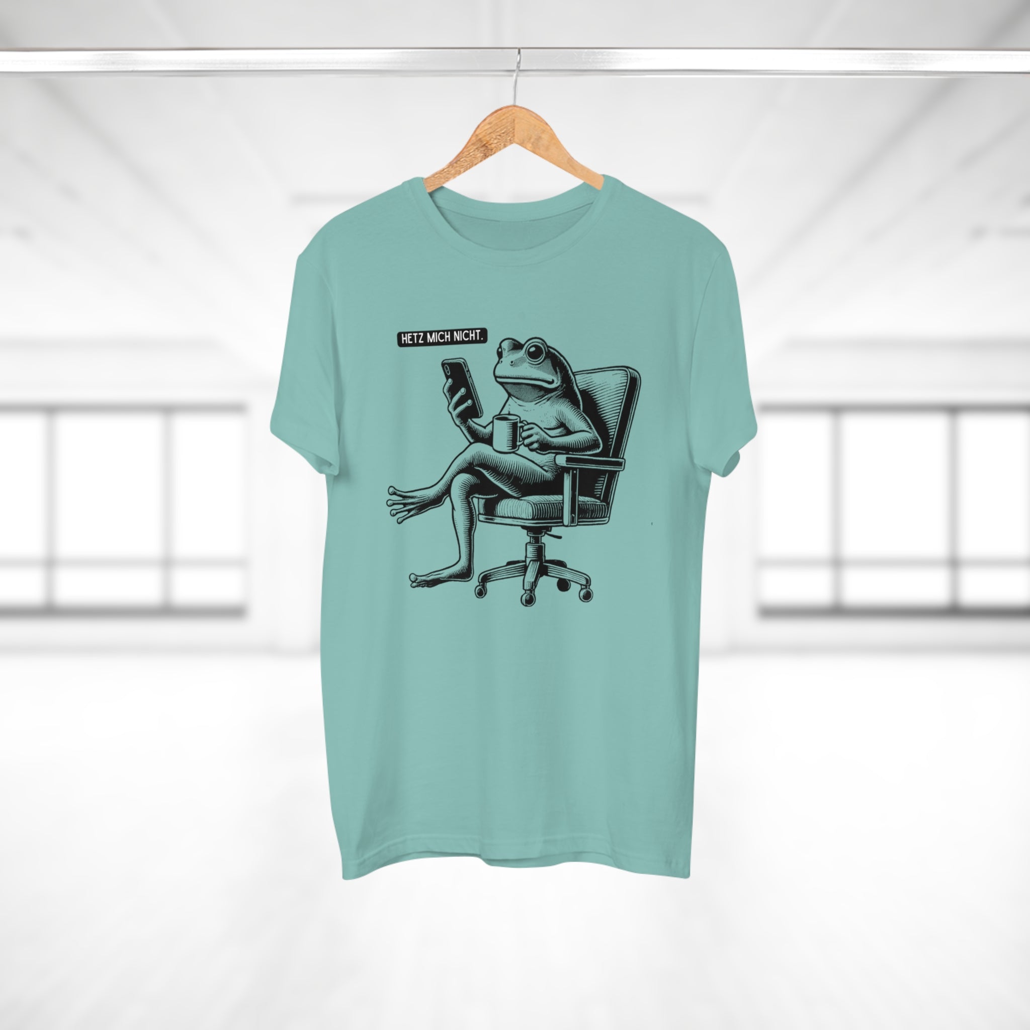 HETZ MICH NICHT - Statement Shirt -  Lässiges T-Shirt mit entspanntem Spruch