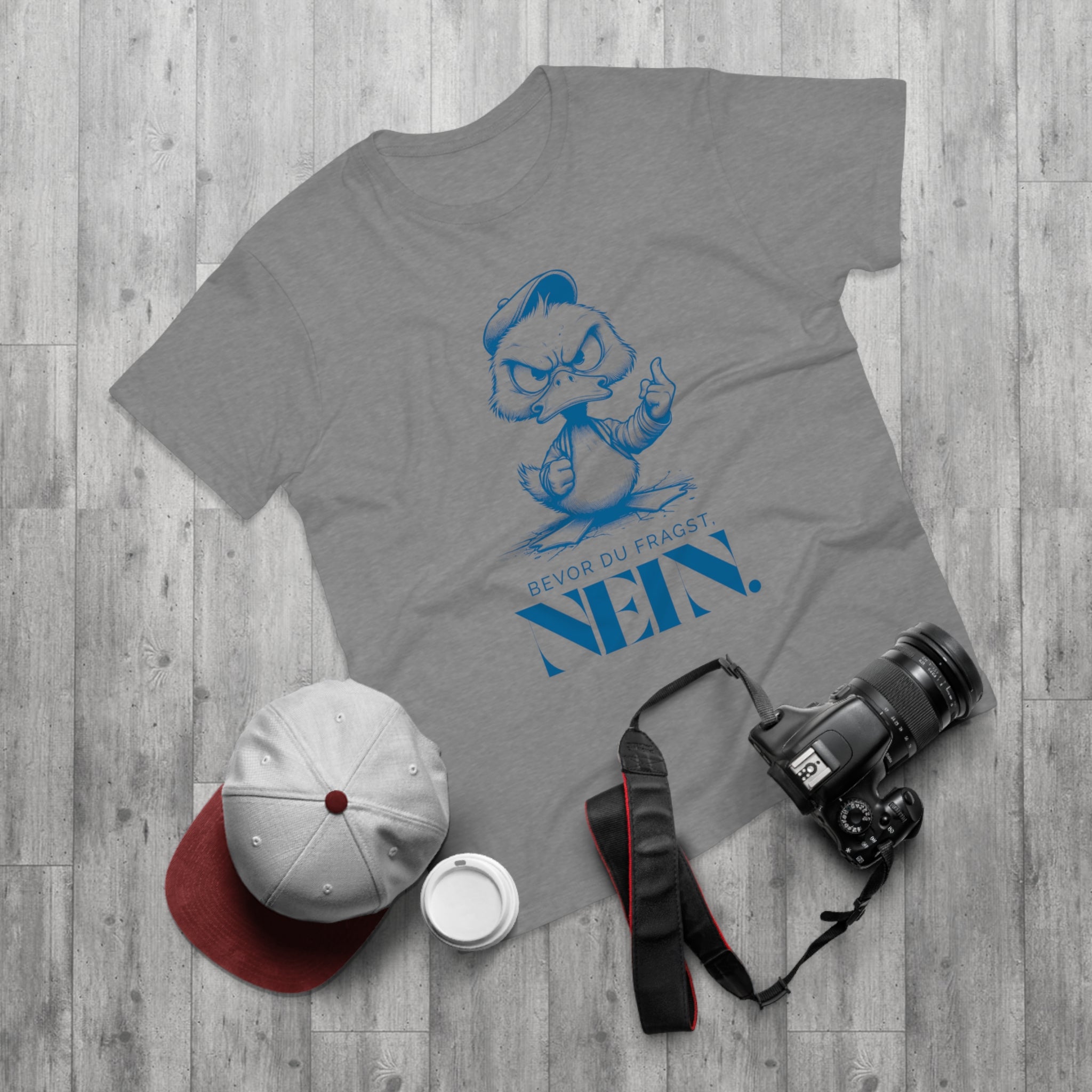 BEVOR DU FRAGST, NEIN! - Statement Shirt – Freches T-Shirt für starke Persönlichkeiten